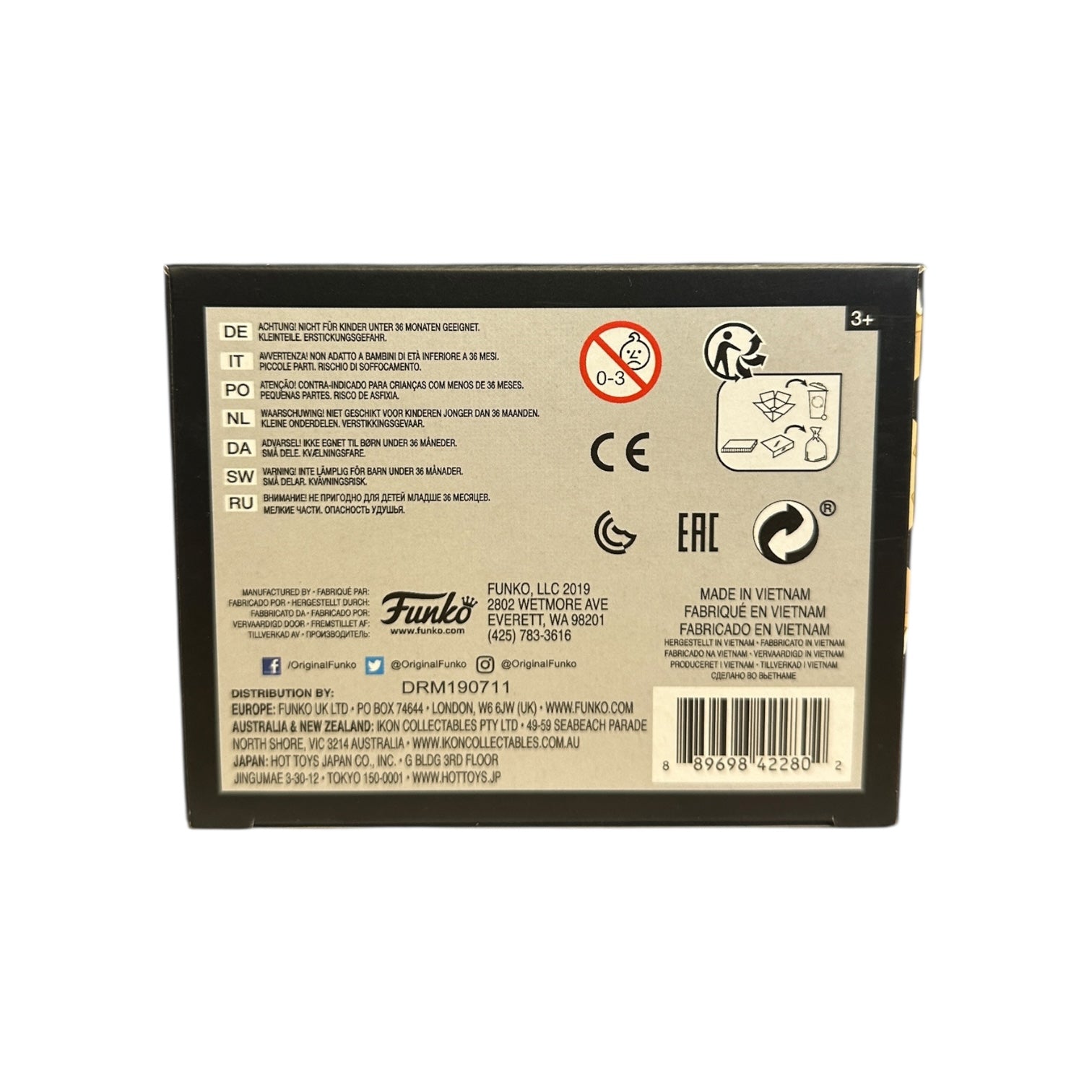 Christopher Sabat Signed All Might #248 (Silver Chrome) Funko Pop! - My Hero Academia - Funimation Exclusive Bottom