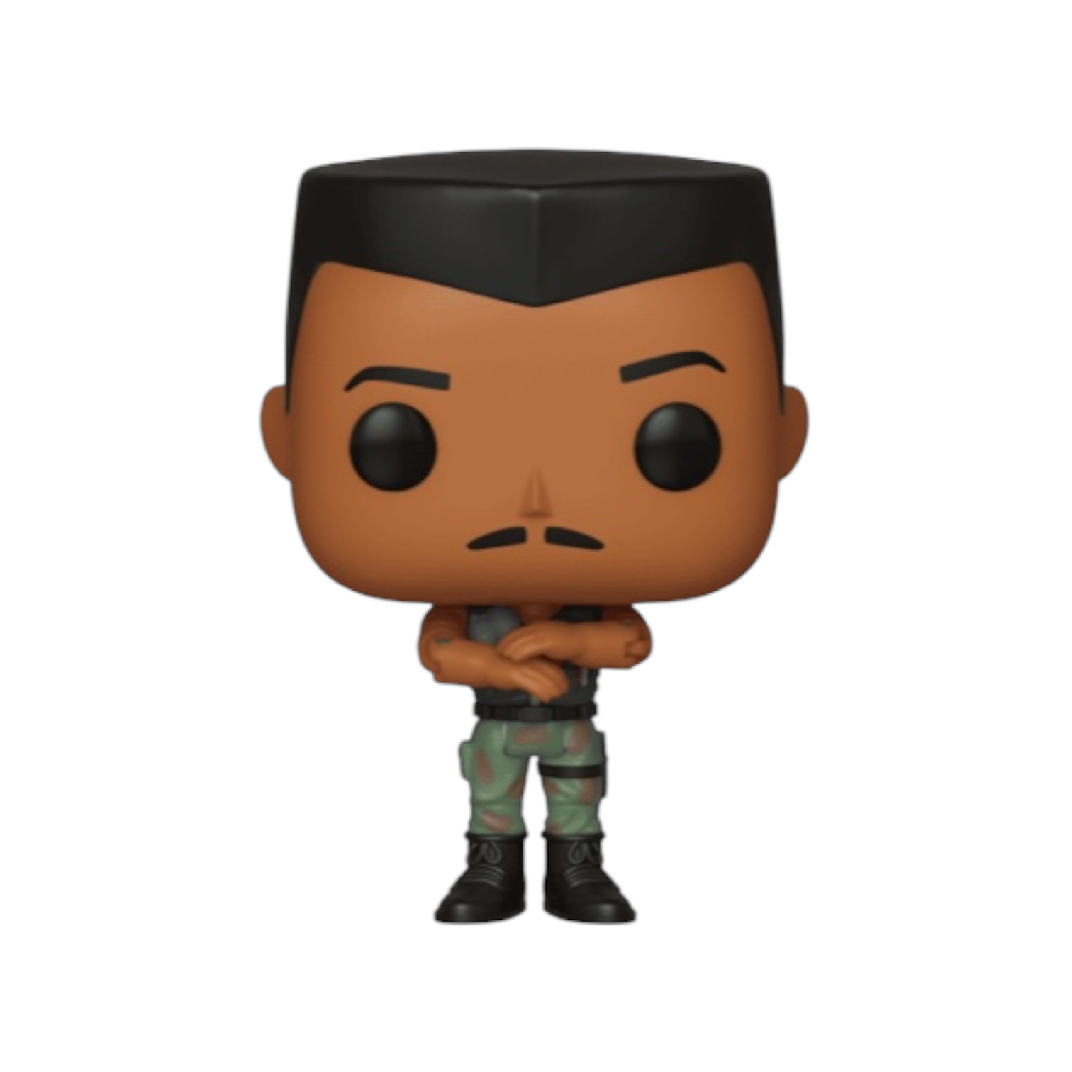 Combat Carl jr from Toy Story 4 wearing a traditional Camo army gear