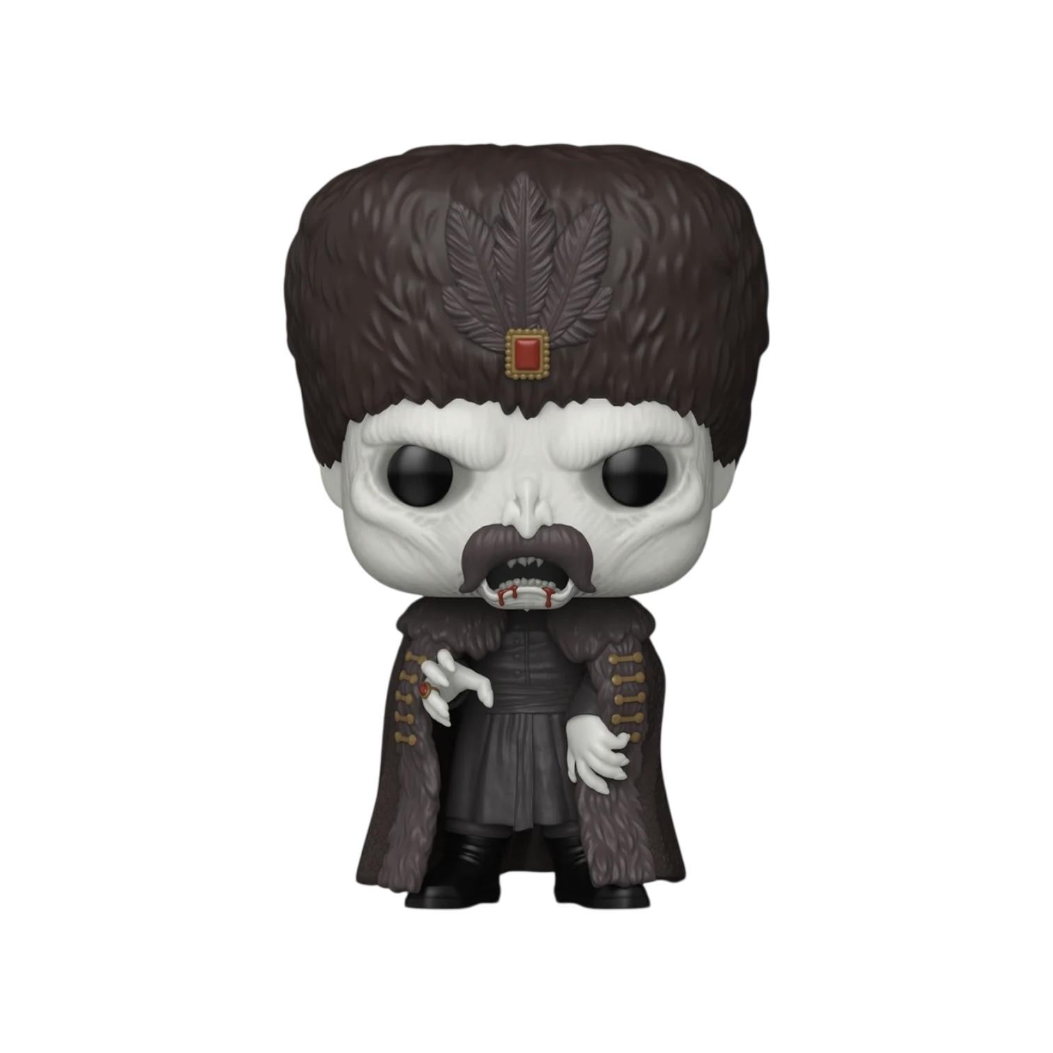 Funko Pop! vinyl figure with dark hair and a coat on a white background