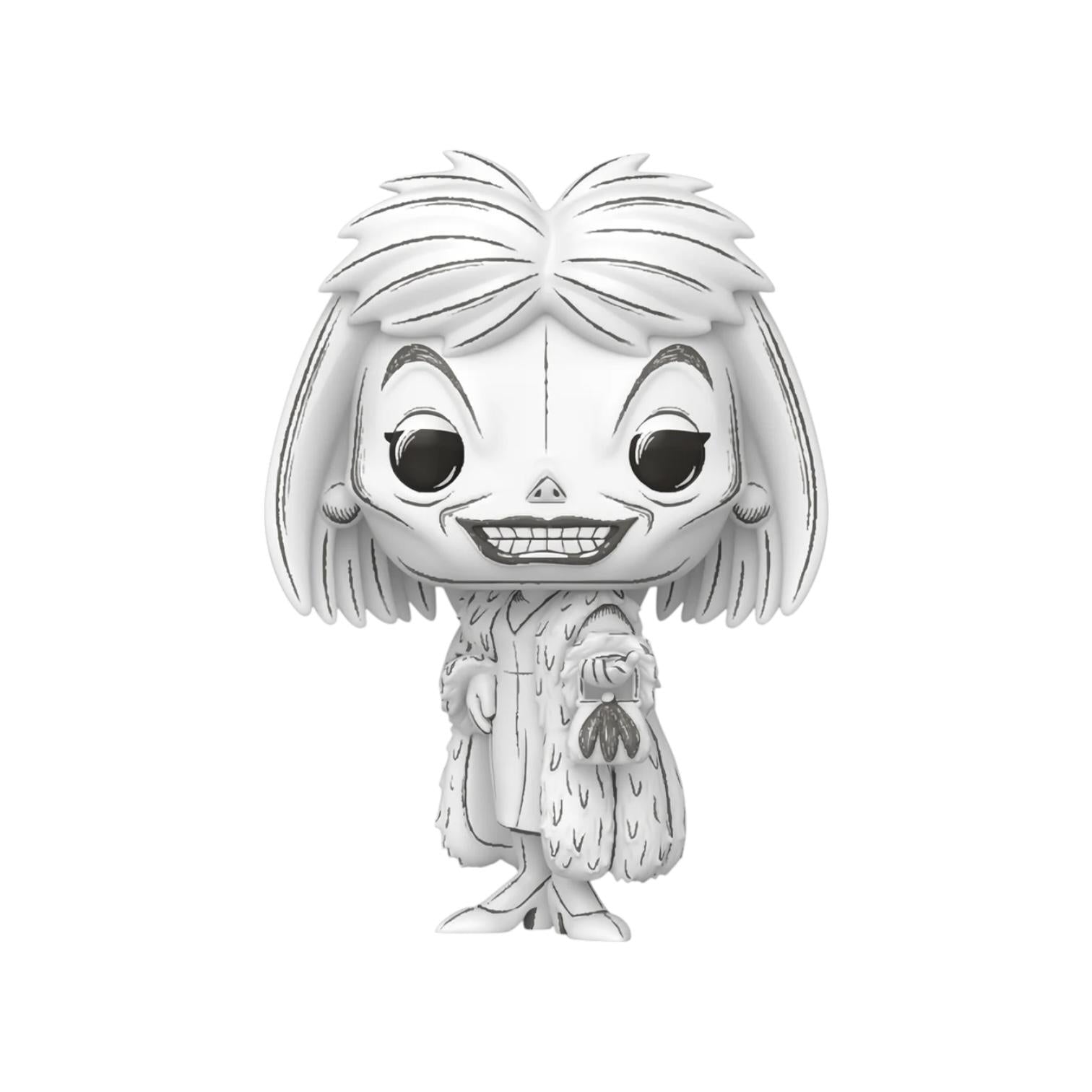 Funko Pop! vinyl figure of a character with white hair and a white outfit on a white background