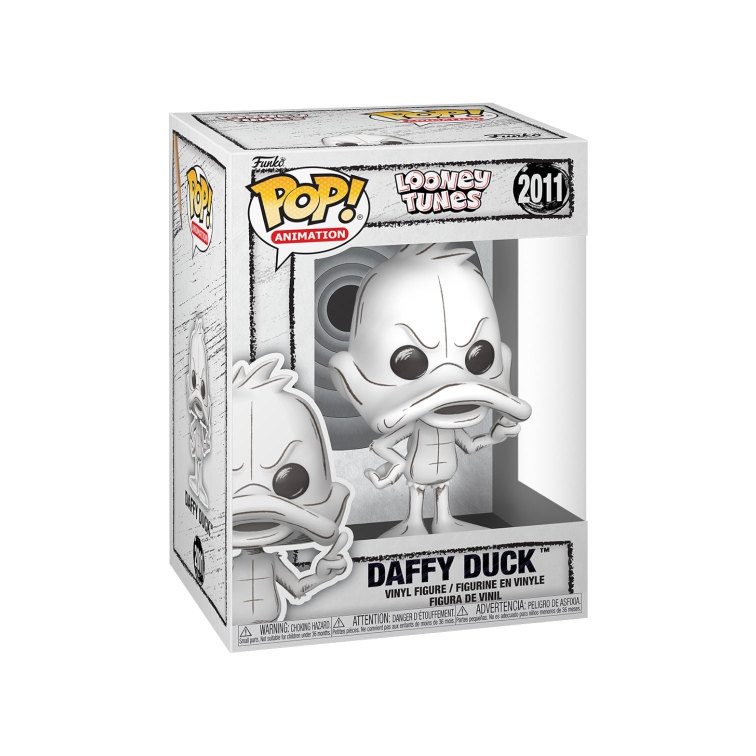 Funko Pop! Daffy Duck figure in packaging on a white background