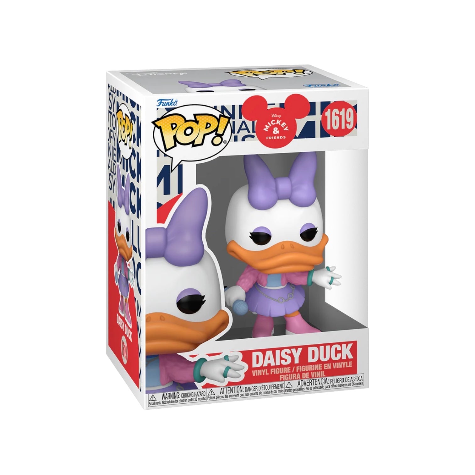Funko Pop! vinyl figure of Daisy Duck in packaging on a white background