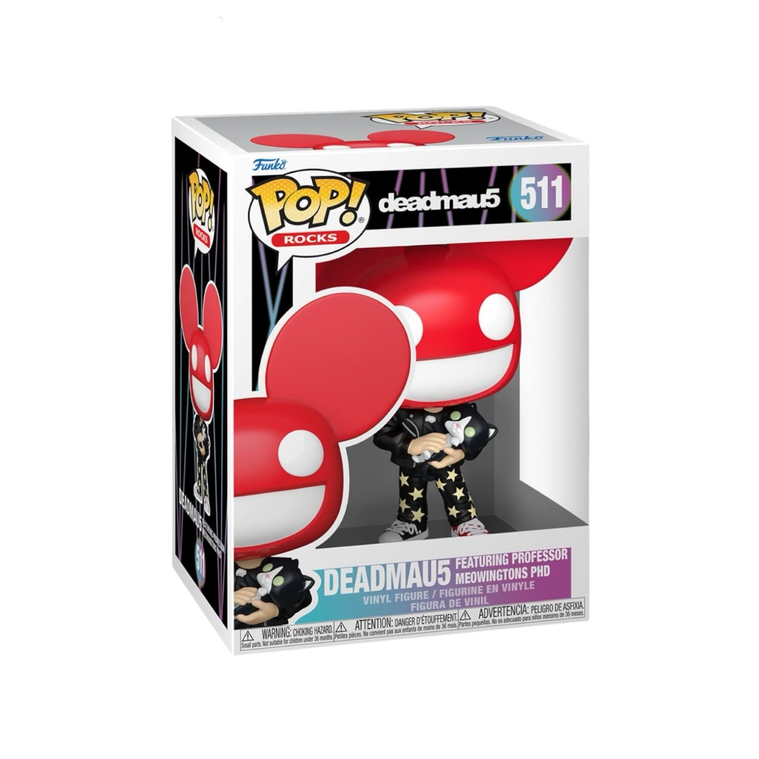 Funko Pop! Rocks Deadmau5 vinyl figure packaging on a white background