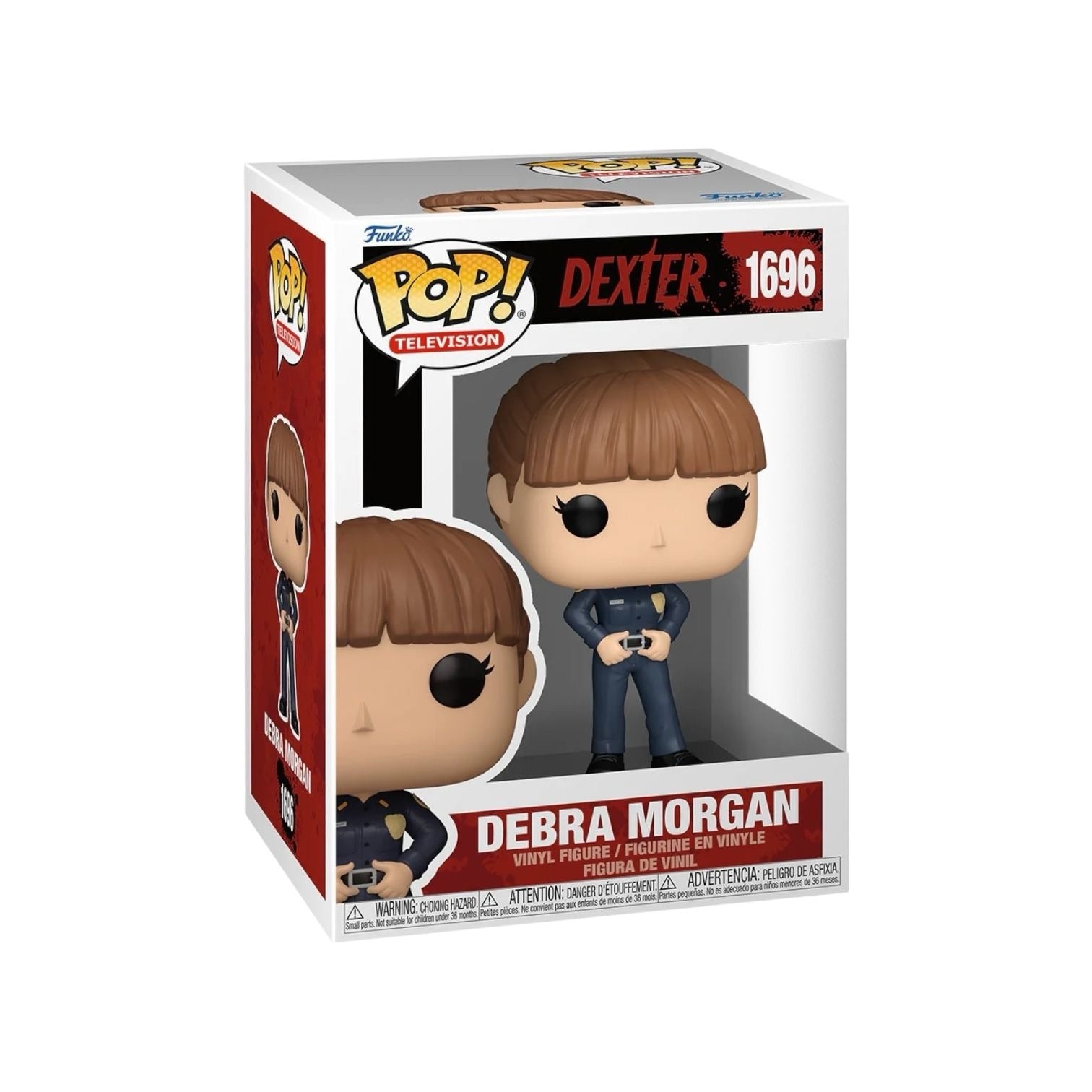 Debra Morgan 1696 Funko pop wearing hear police uniform