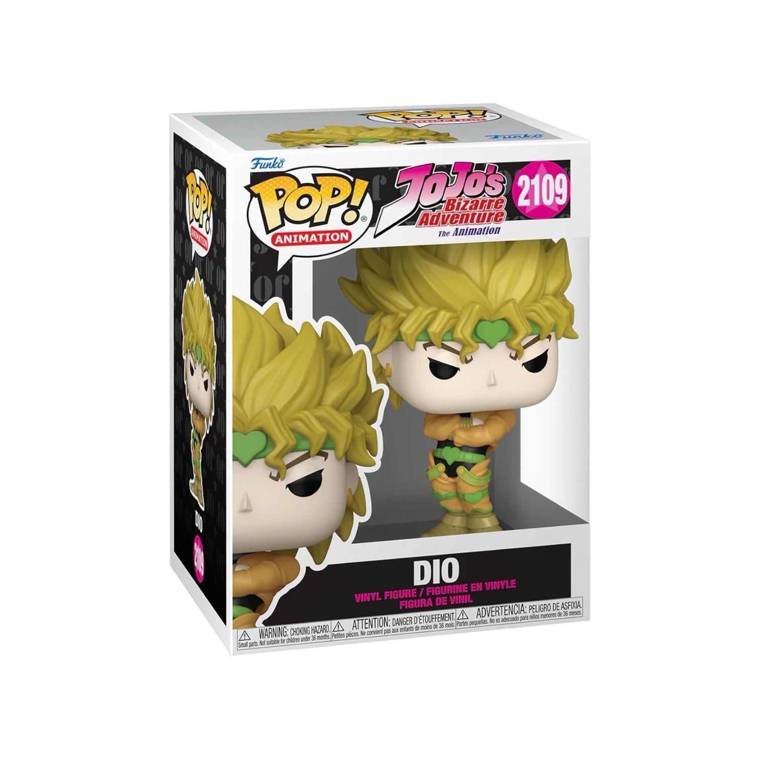 Funko Pop! vinyl figure of Dio from JoJo's Bizarre Adventure in packaging