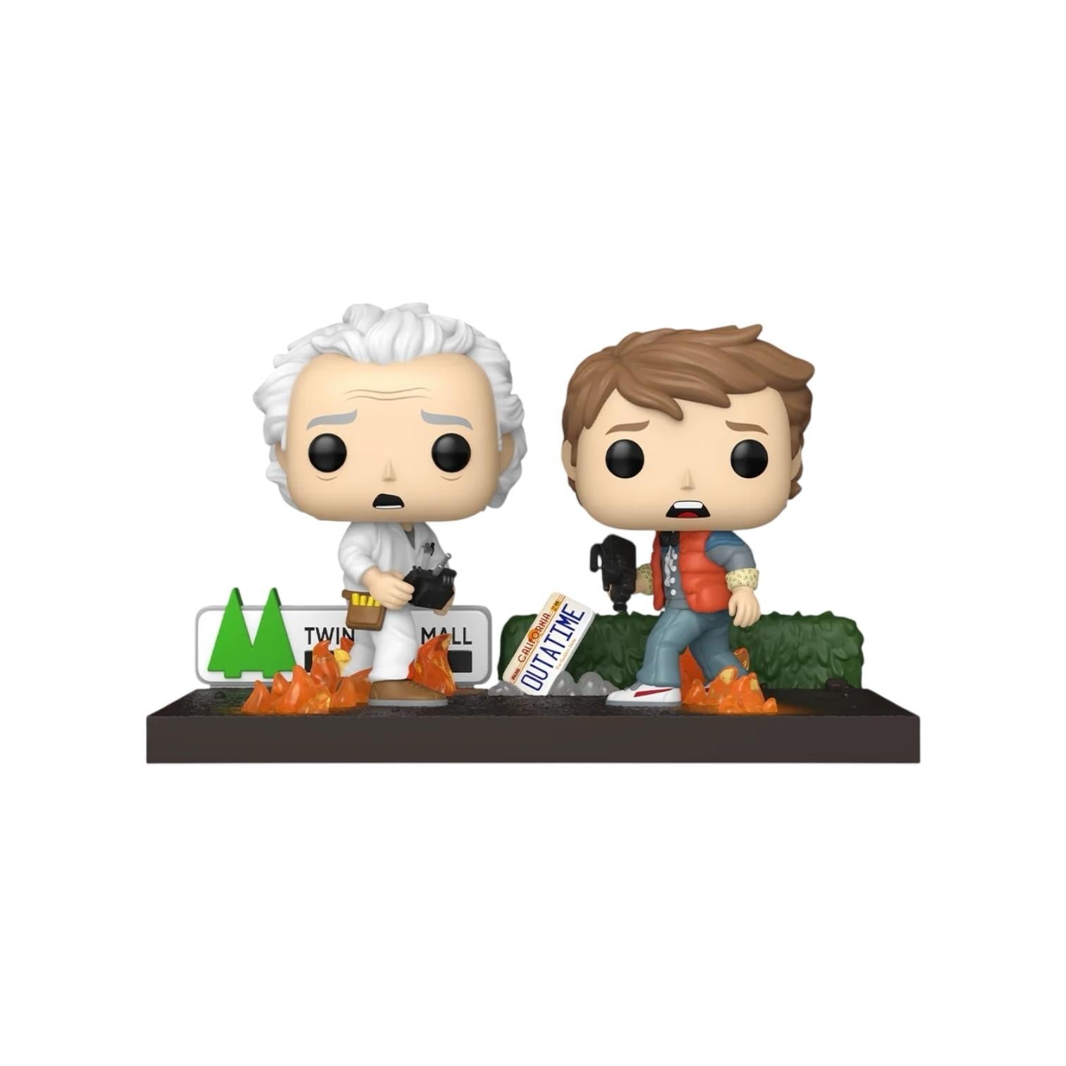 Moment features the Time Machine’s burning tire tracks, following its first successful travel through time.