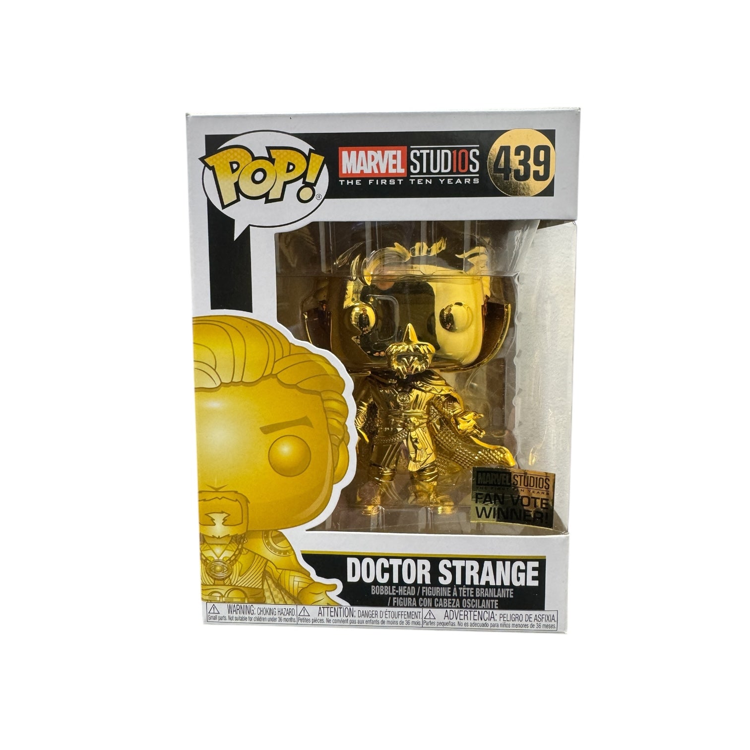 Doctor Strange Gold Chrome Funko