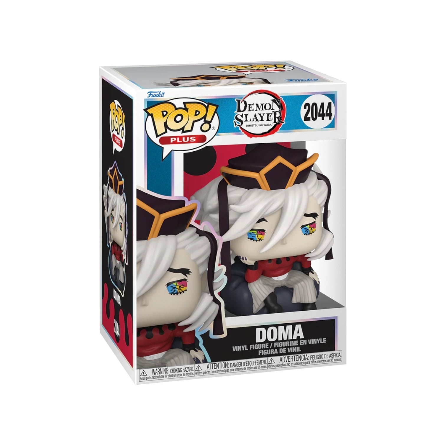 Funko Pop! vinyl figure packaging of Doma from Demon Slayer on a white background