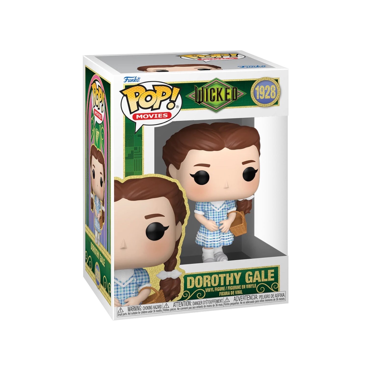Funko Pop! Movies Dorothy Gale figure in packaging on a white background