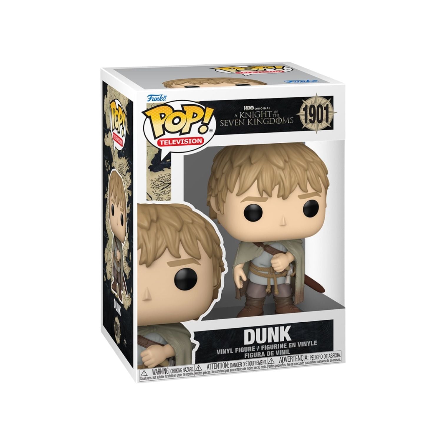 Funko Pop! vinyl figure packaging for 'A Knight's Tale' with character illustration on a white background