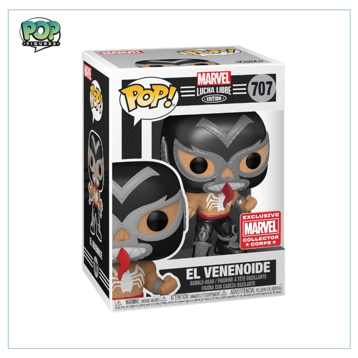 El Venenoide #707 Funko Pop! Marvel Collector Corps