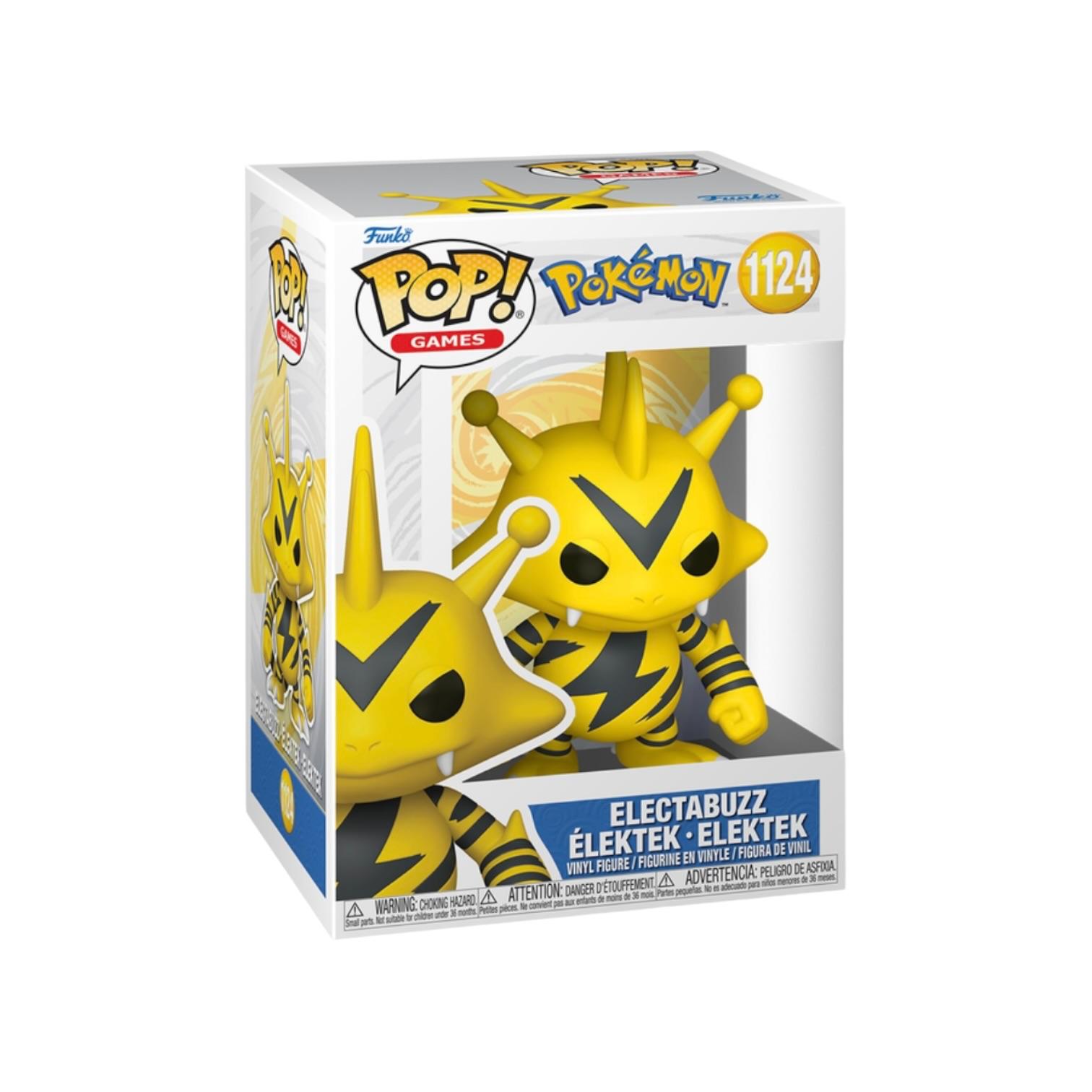 Funko Pop! Games Pokemon Electabuzz figure in packaging on a white background