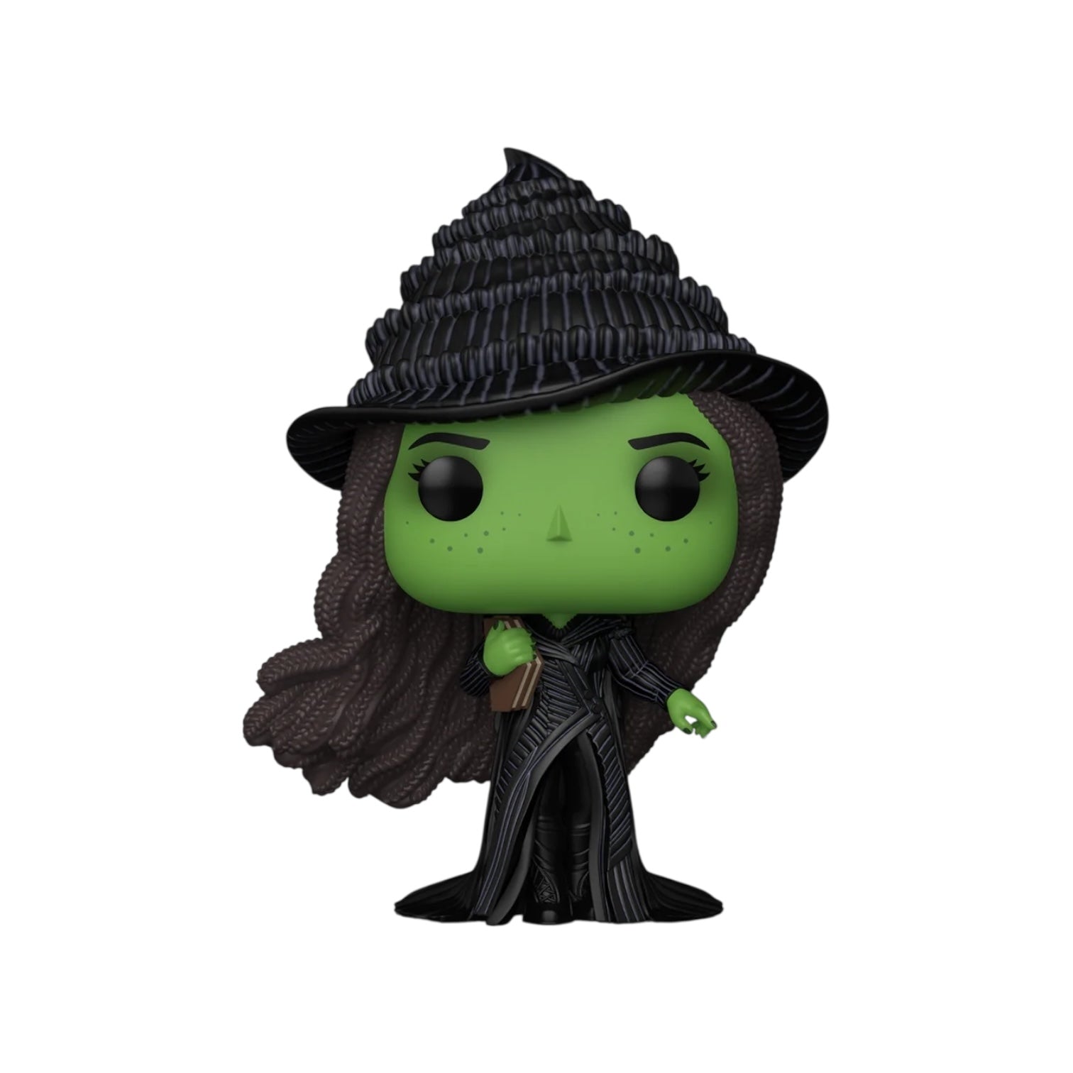 Funko Pop! vinyl figure of a character with green face and black hat on a white background