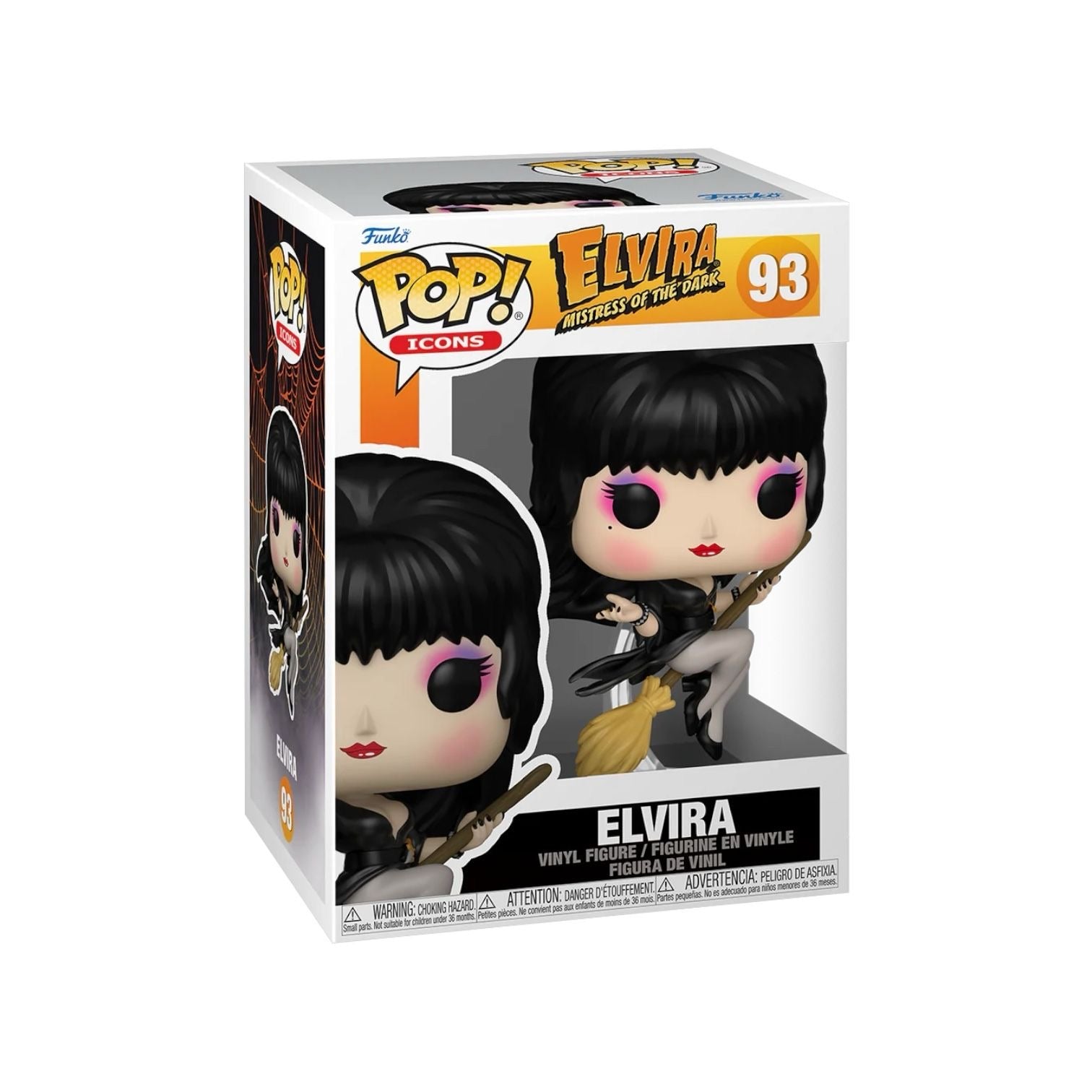 Summon this horror hostess to your POP! Icons collection to complete your Elvira®: Mistress of the Dark™