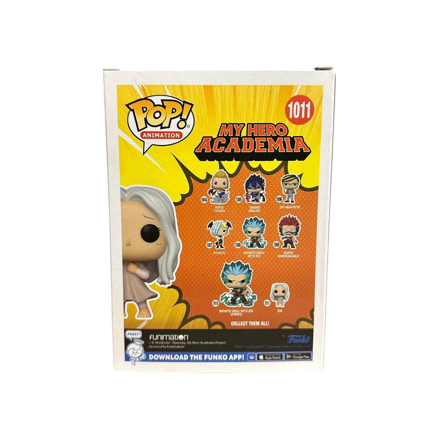 Emily Neves Signed Eri #1011 Funko Pop! - My Hero Academia Back