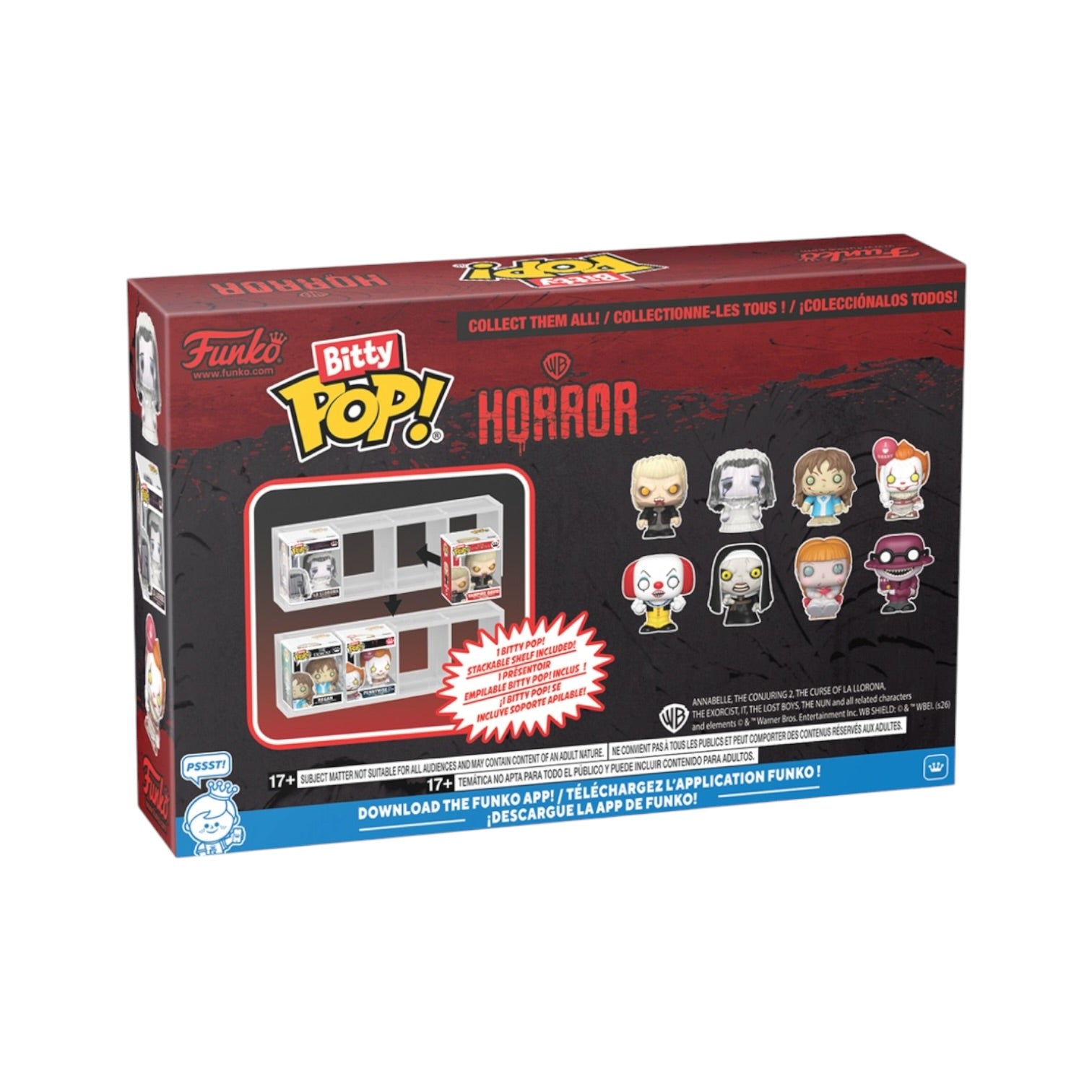 Pennywise 4 pack Funko Bitty Pops - Horror - PREORDER