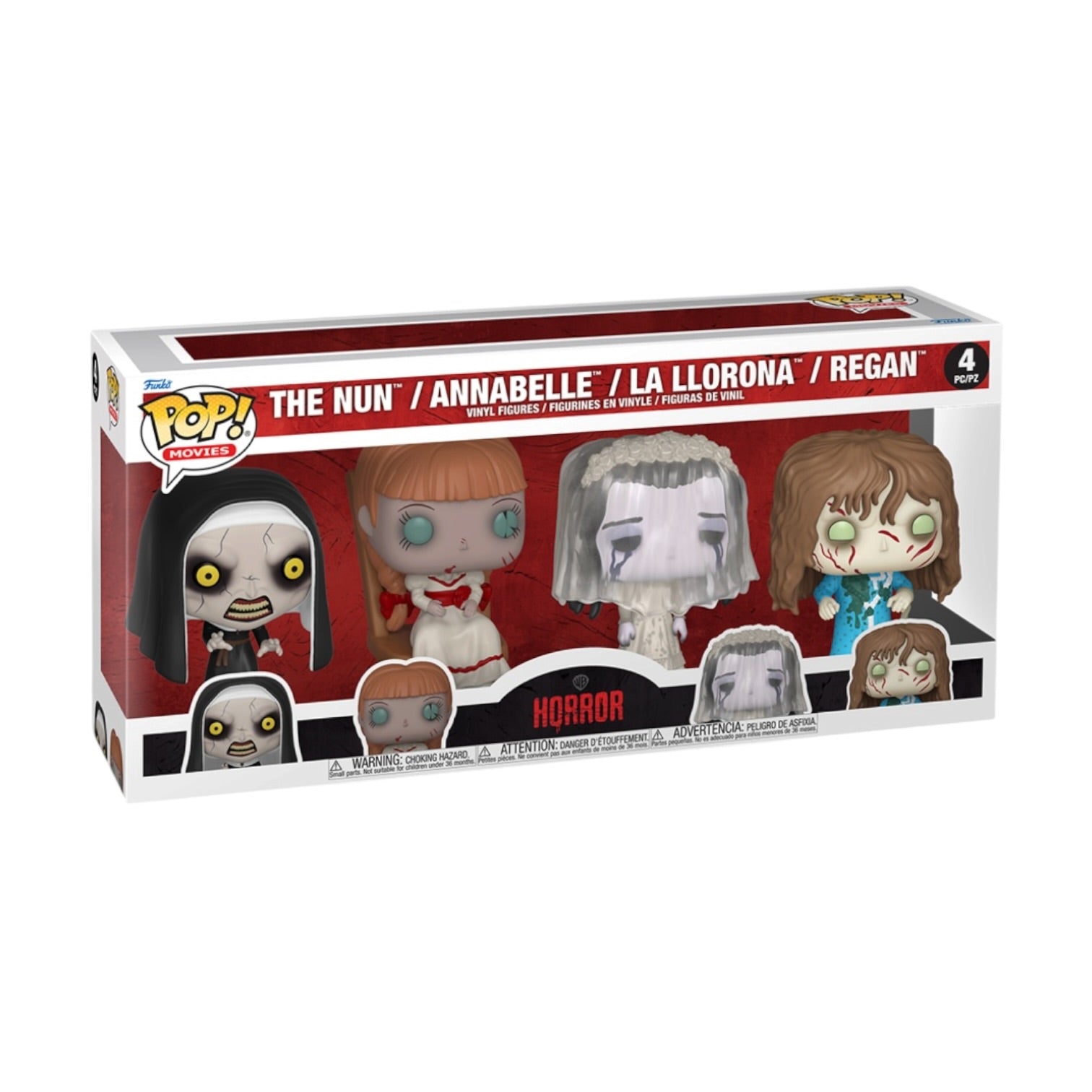 Horror 4 Pack Funko Pops - Horror Movies - PREORDER