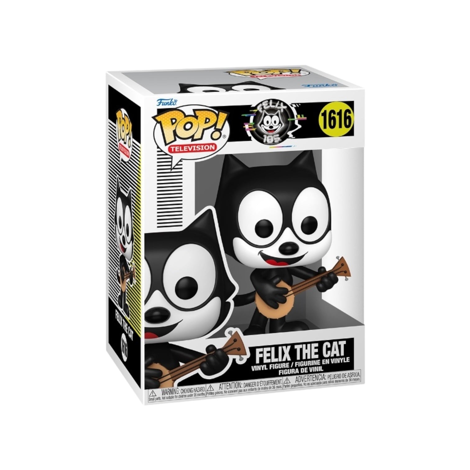 Felix the Cat Funko Pop! celebrating 105th anniversary, featuring the iconic character in a collectible design.