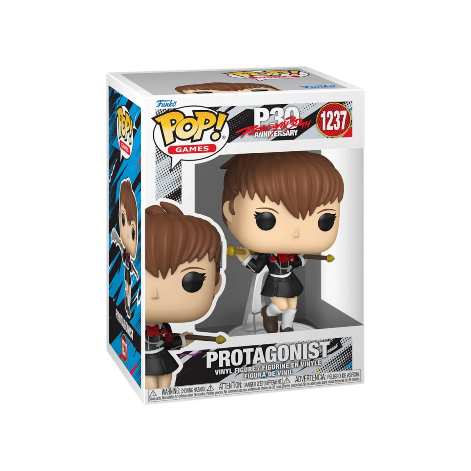 Funko Pop! vinyl figure packaging with character illustration on a white background