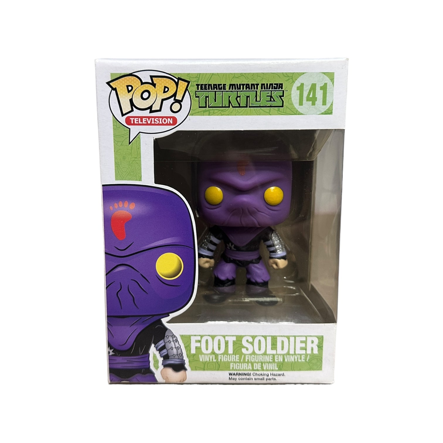 Foot Soldier #141 Funko Pop! from TMNT, 2014 release, rated 5.5/10 for condition.