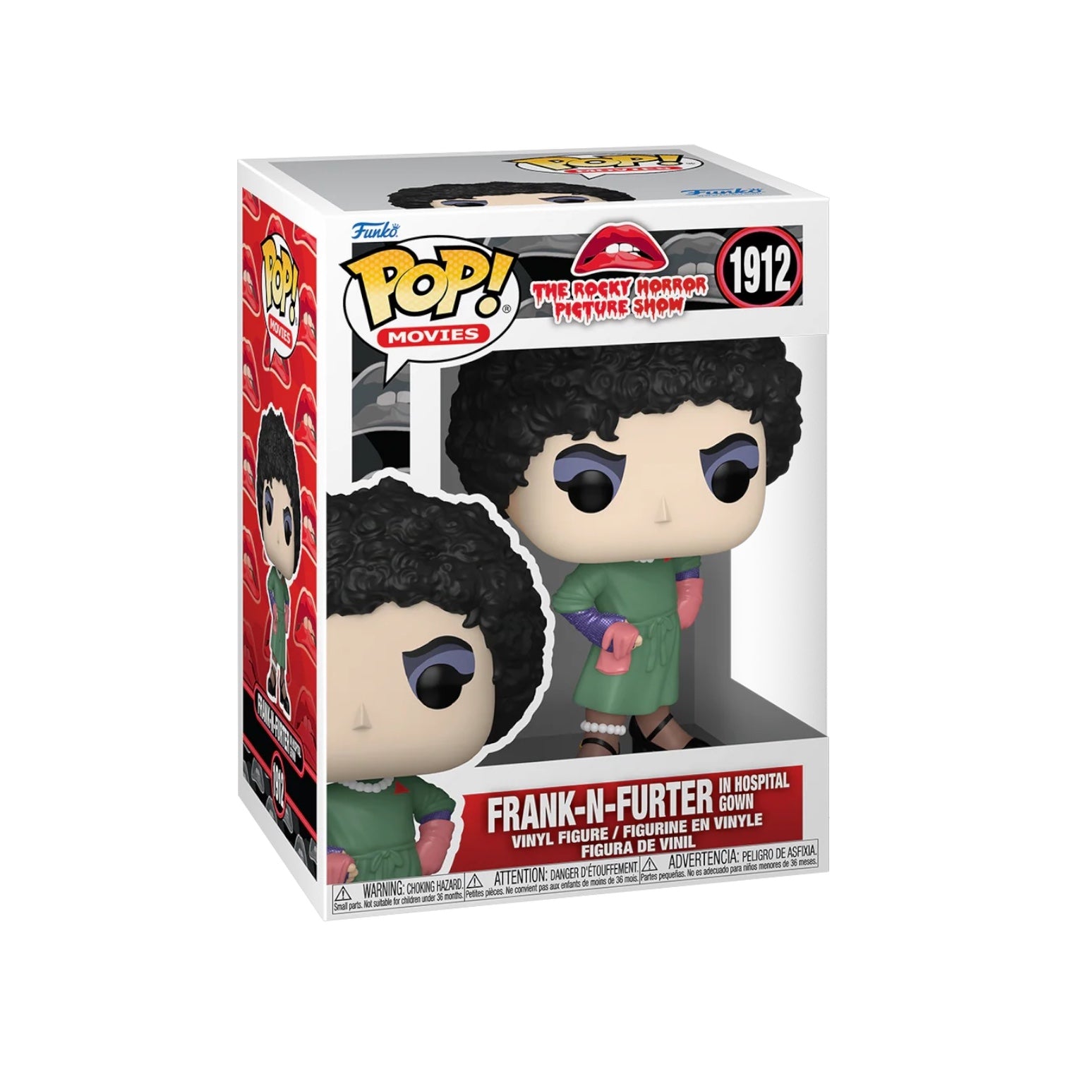 Funko Pop! vinyl figure packaging with 'Frank-N-Furter' from The Rocky Horror Picture Show.