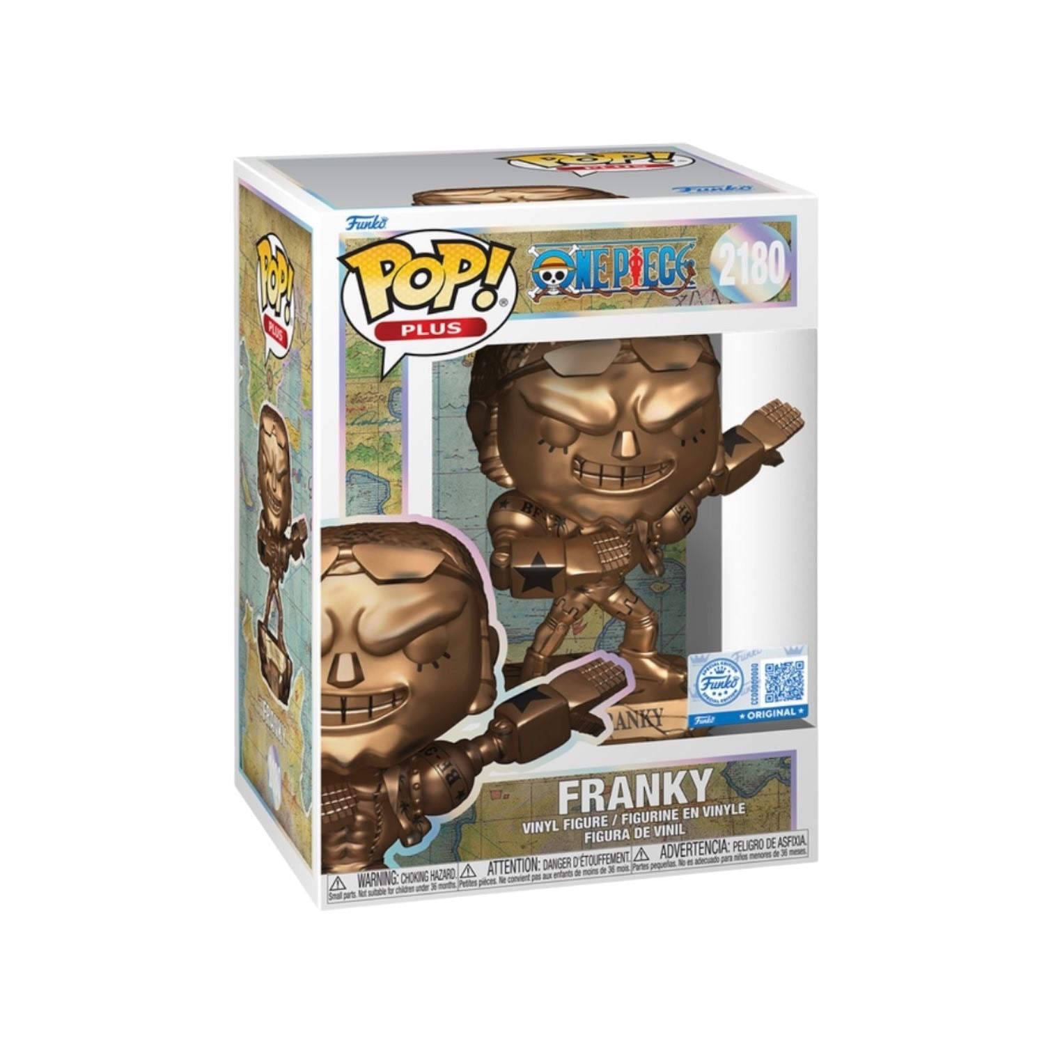 Franky #2180 (Bronze Statue) Funko Pop! - One Piece - Funko Exclusive Box
