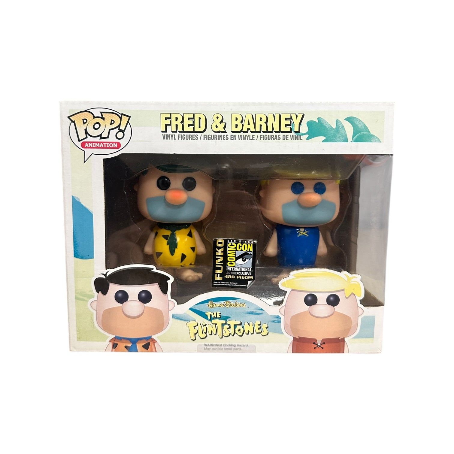 Fred Barney (Blue Hair) Pack Funko Pop The Flintstones