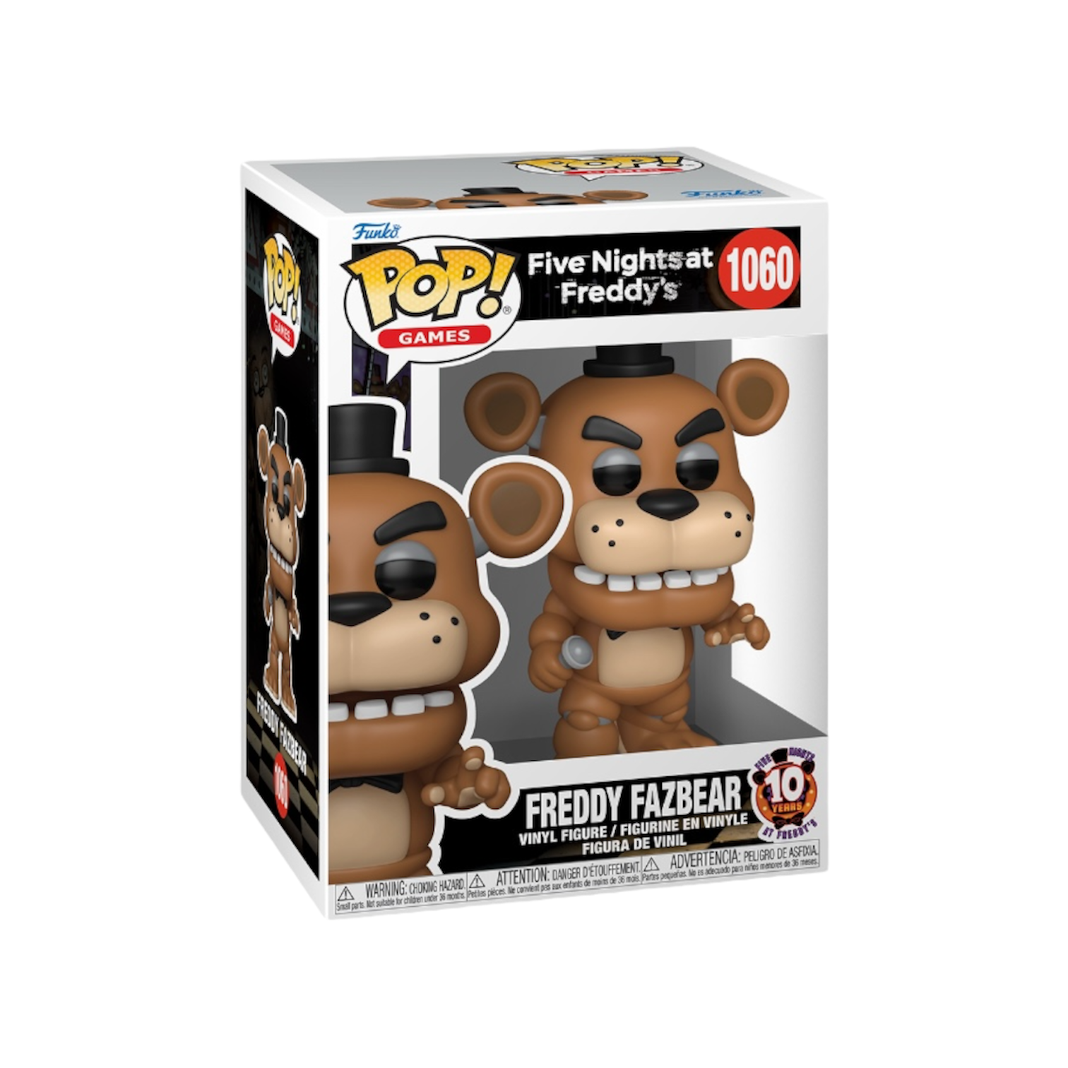 Freddy Fazbear #1060 Funko Pop - Five Nights at Freddy's 10th Anniversary