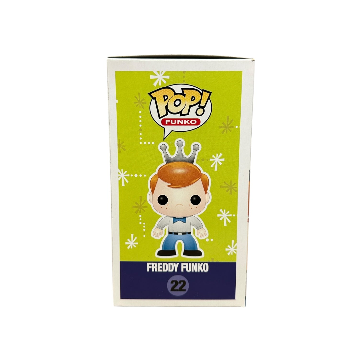 Funko Pop! vinyl figure packaging with green background and Funko logo.