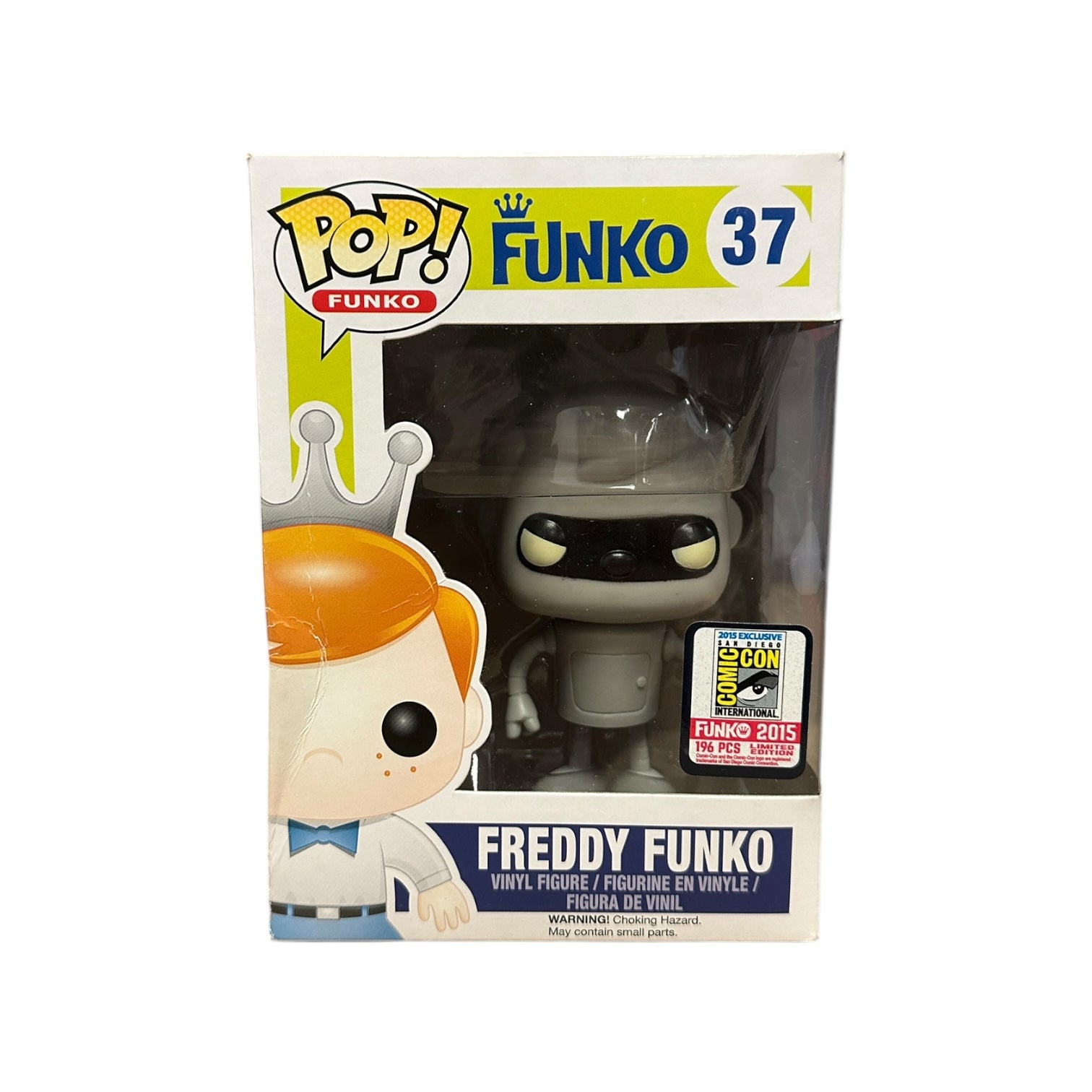 Freddy Funko as Bender #37 Funko Pop! - SDCC 2015 Exclusive LE196 Pcs - Condition 6/10