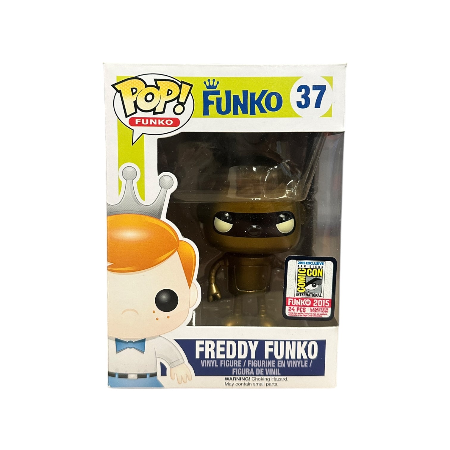 Freddy Funko as Bender (Gold) Funko Pop Futurama SDCC 2015