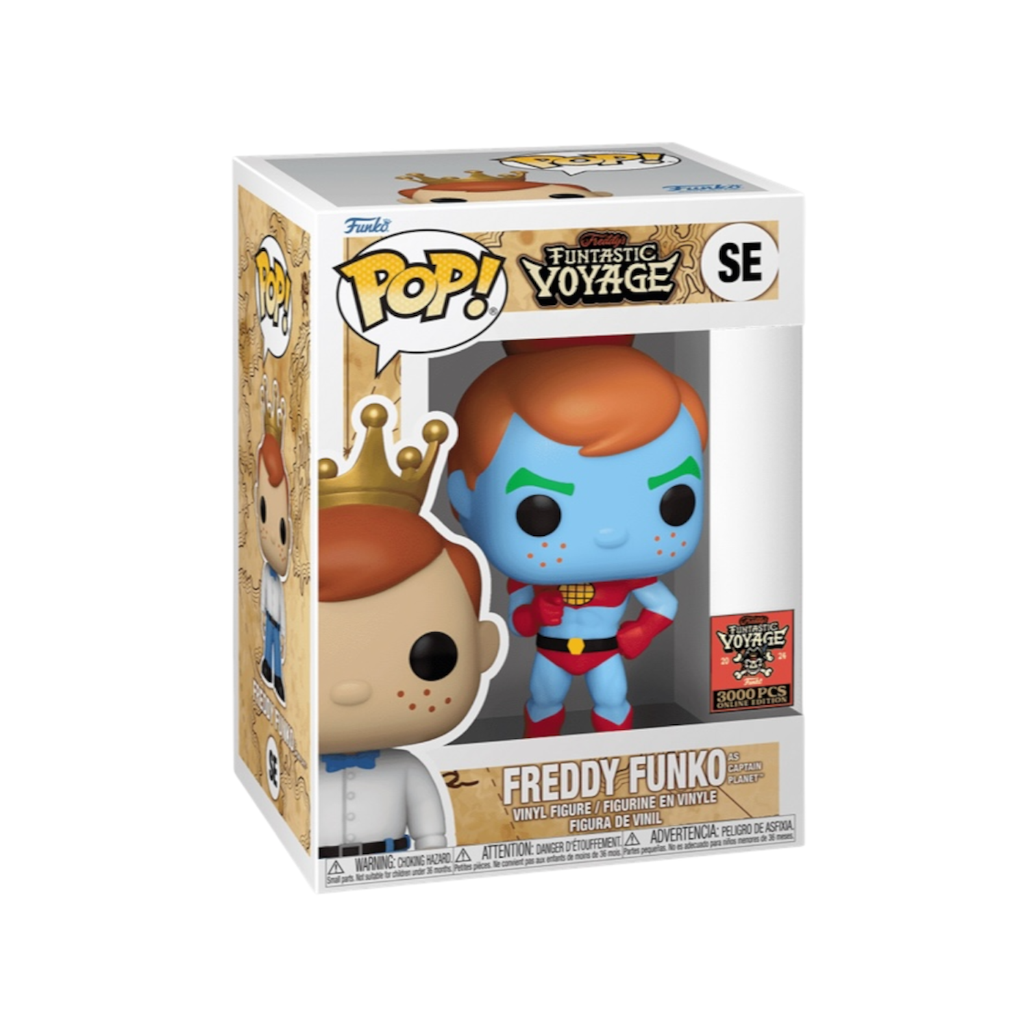 Freddy Funko as Captain planet Funko pop