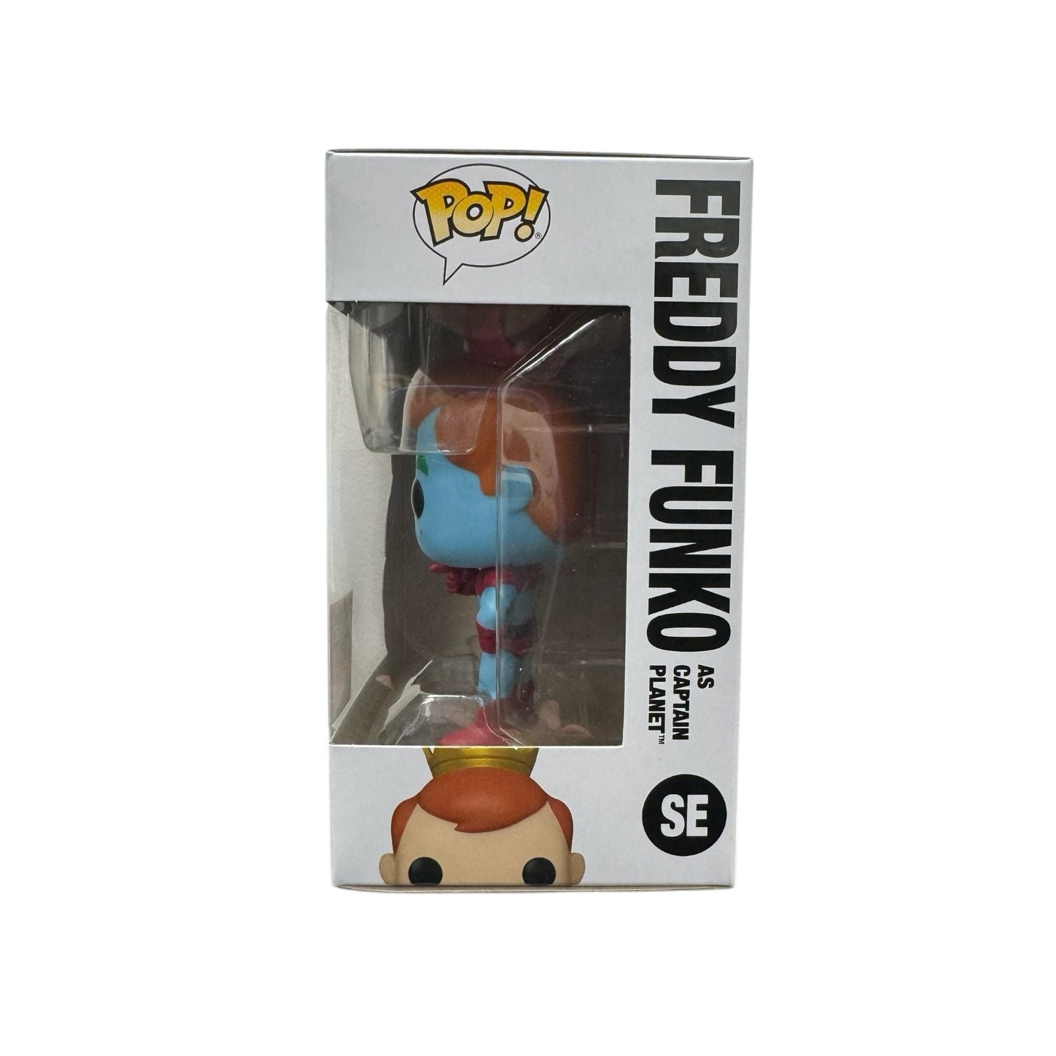Freddy Funko as Captain planet Funko pop base right side condition