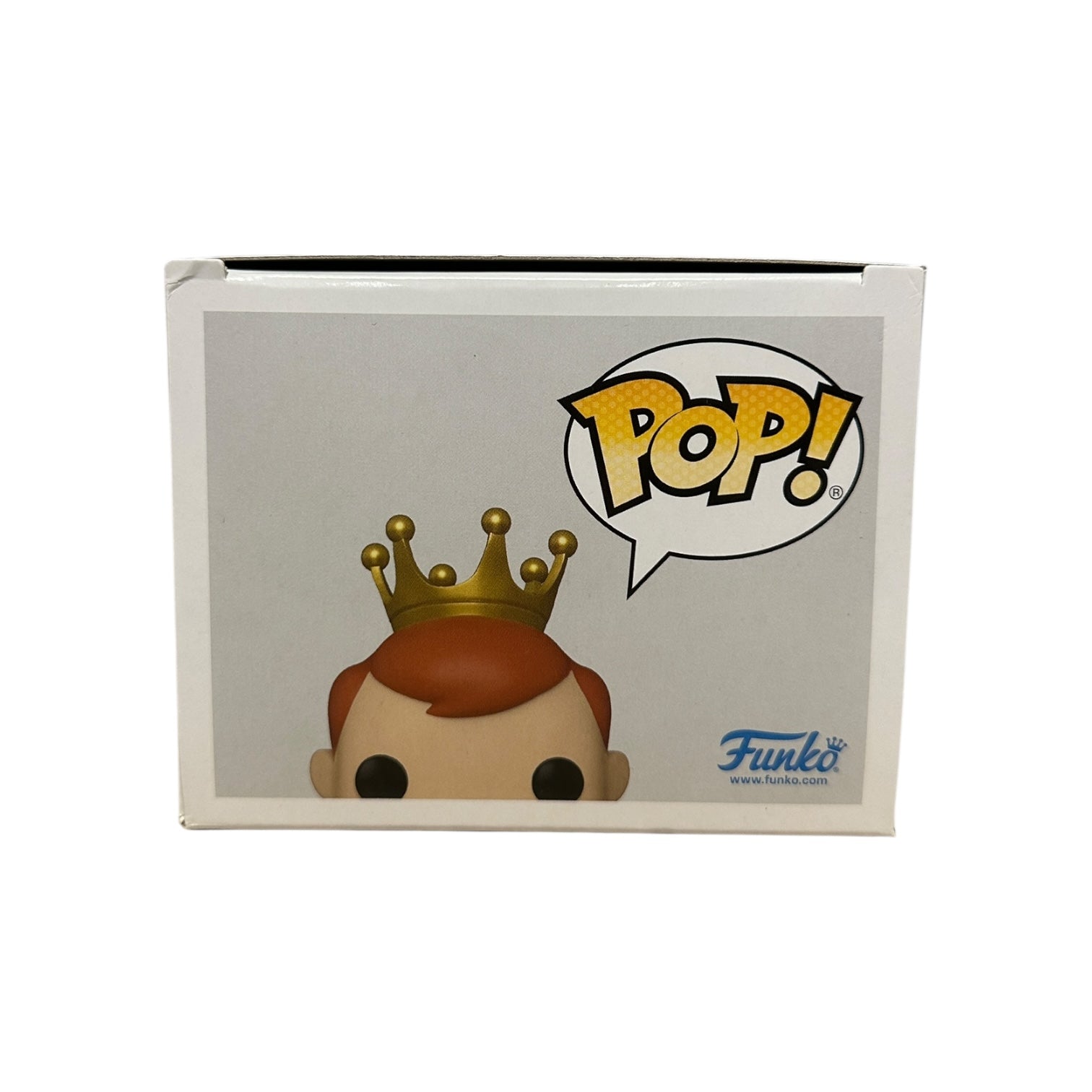 Funko Pop! vinyl figure packaging with 'Pop!' logo on a white background