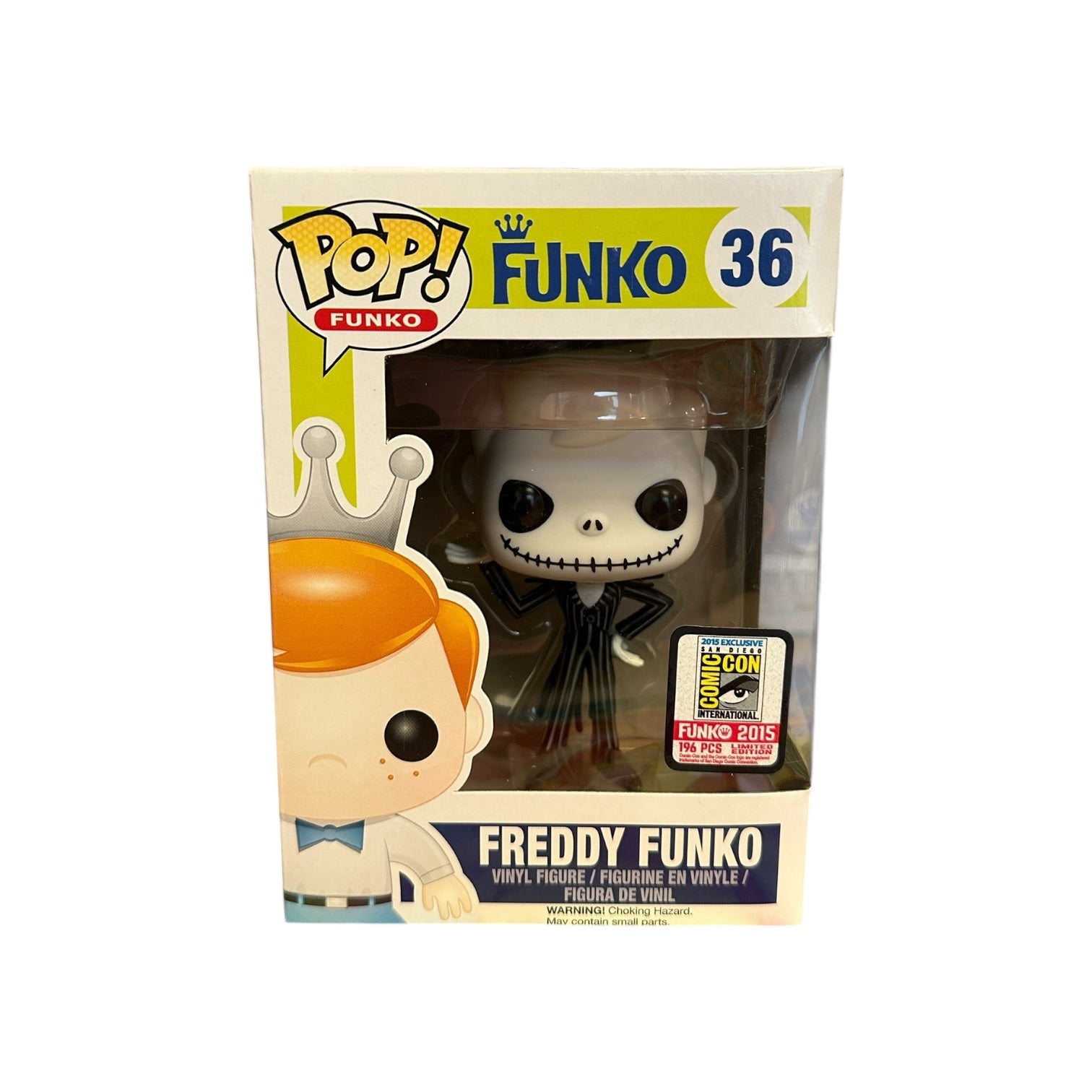 Freddy Funko as Jack Skellington #36 Funko Pop! - SDCC 2015 Exclusive LE196 Pcs Front