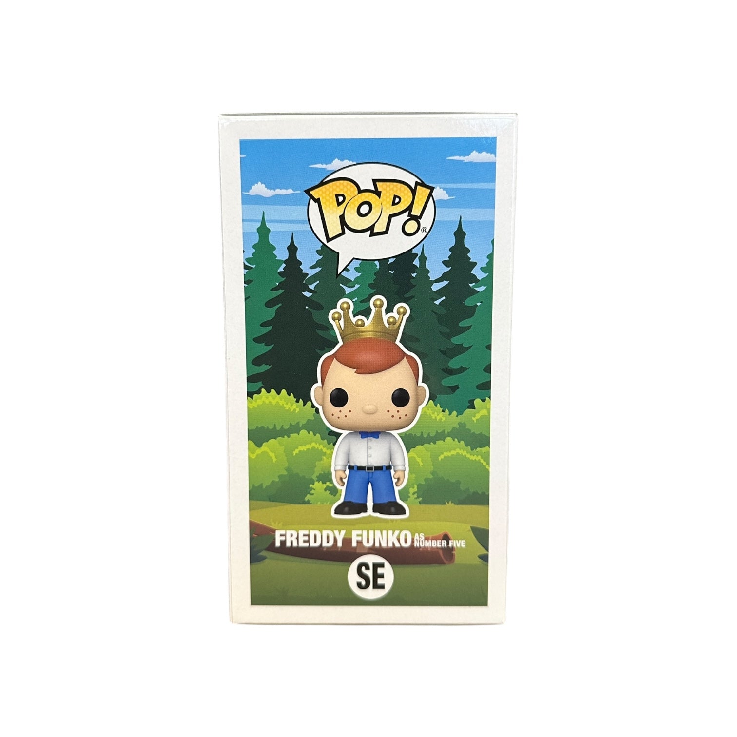 Freddy Funko as Number Five (Bloody) Funko Pop! - The Umbrella Academy - Camp Fundays 2023 Online Edition LE1000 Pcs Side