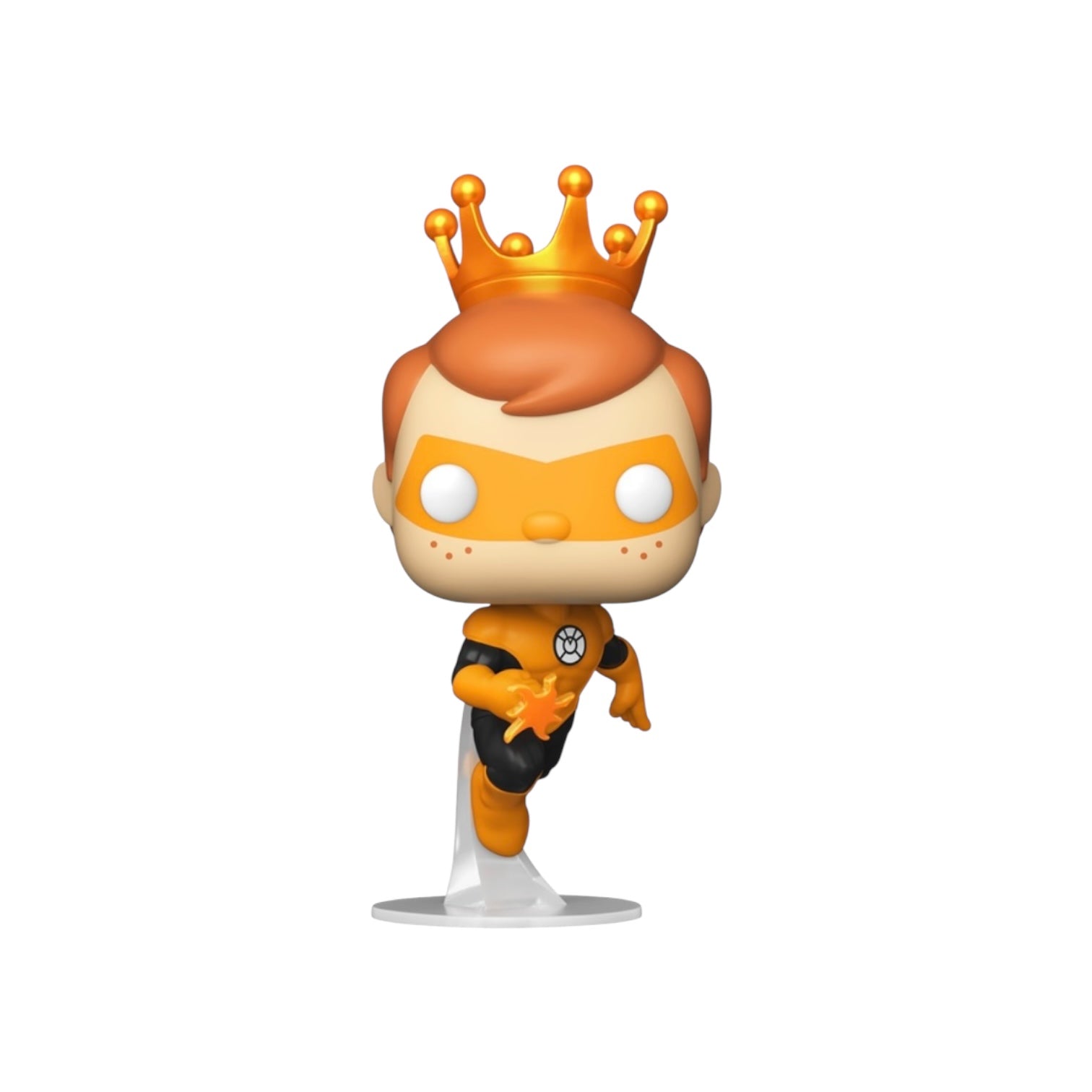 Freddy Funko as Orange Lantern Figurine on a white background