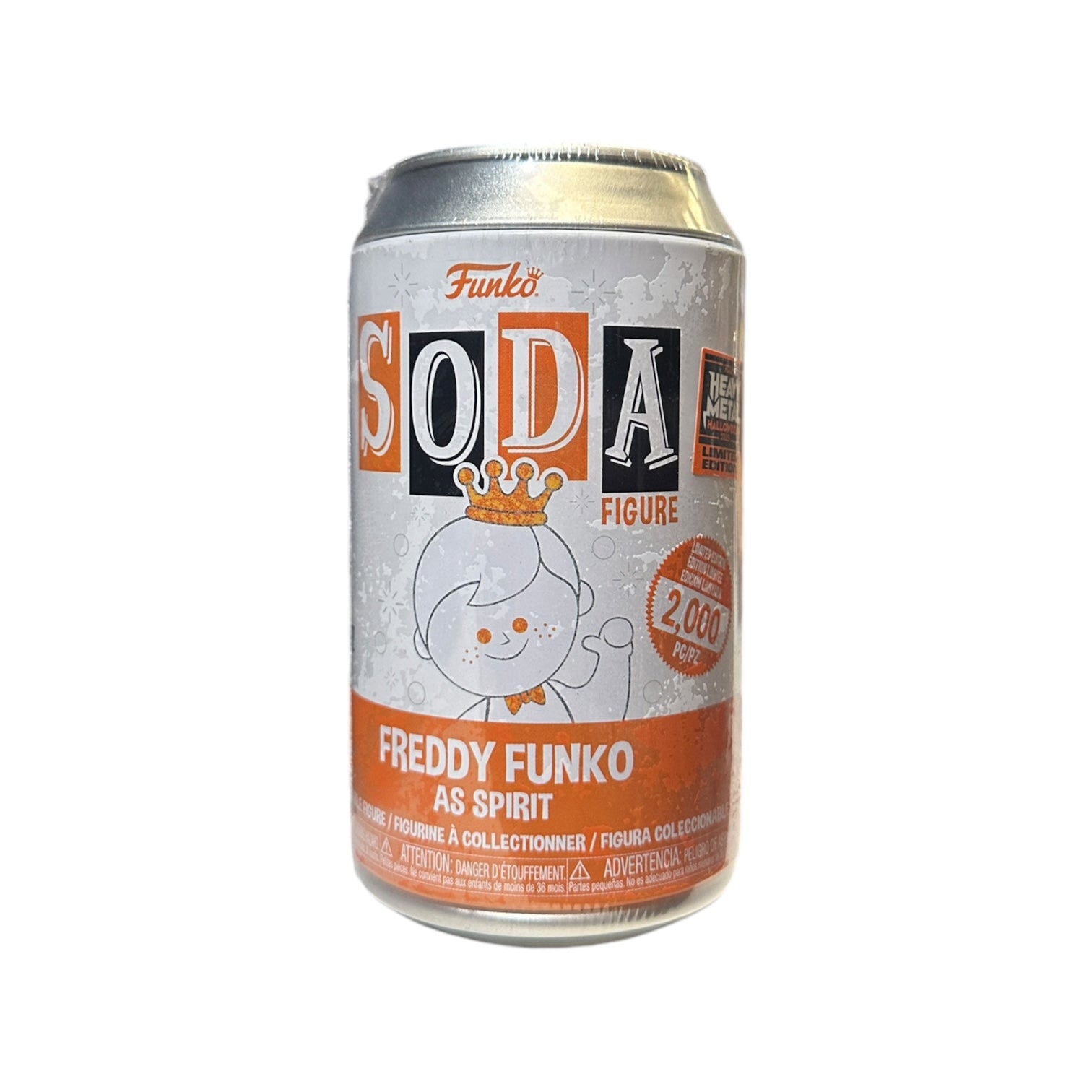 Freddy Funko as Spirit (Glitter) vinyl figure, a Heavy Metal Halloween 2023 exclusive, limited to 2000 pieces.