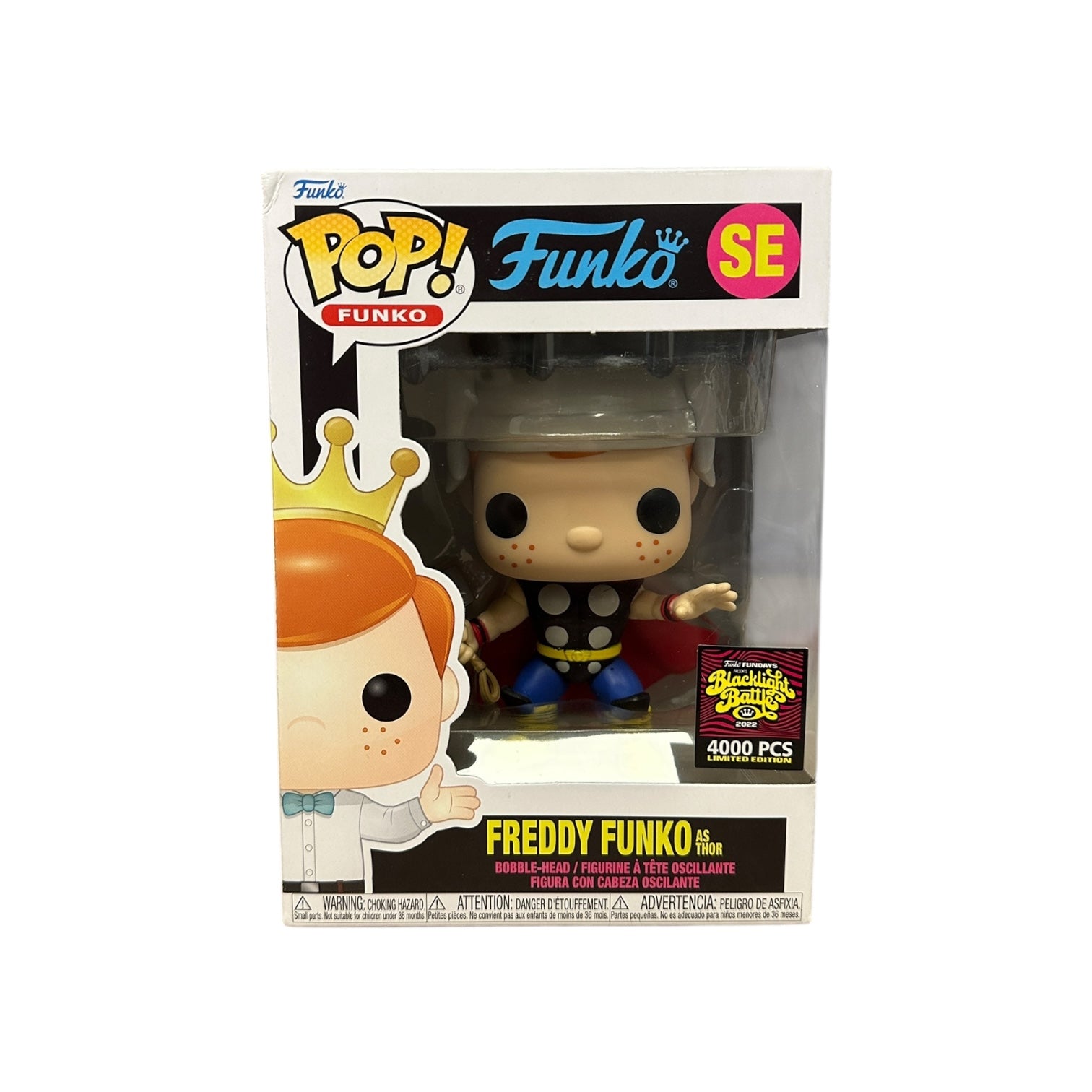 Freddy Funko as Thor | Funko Pop | Marvel | Blacklight