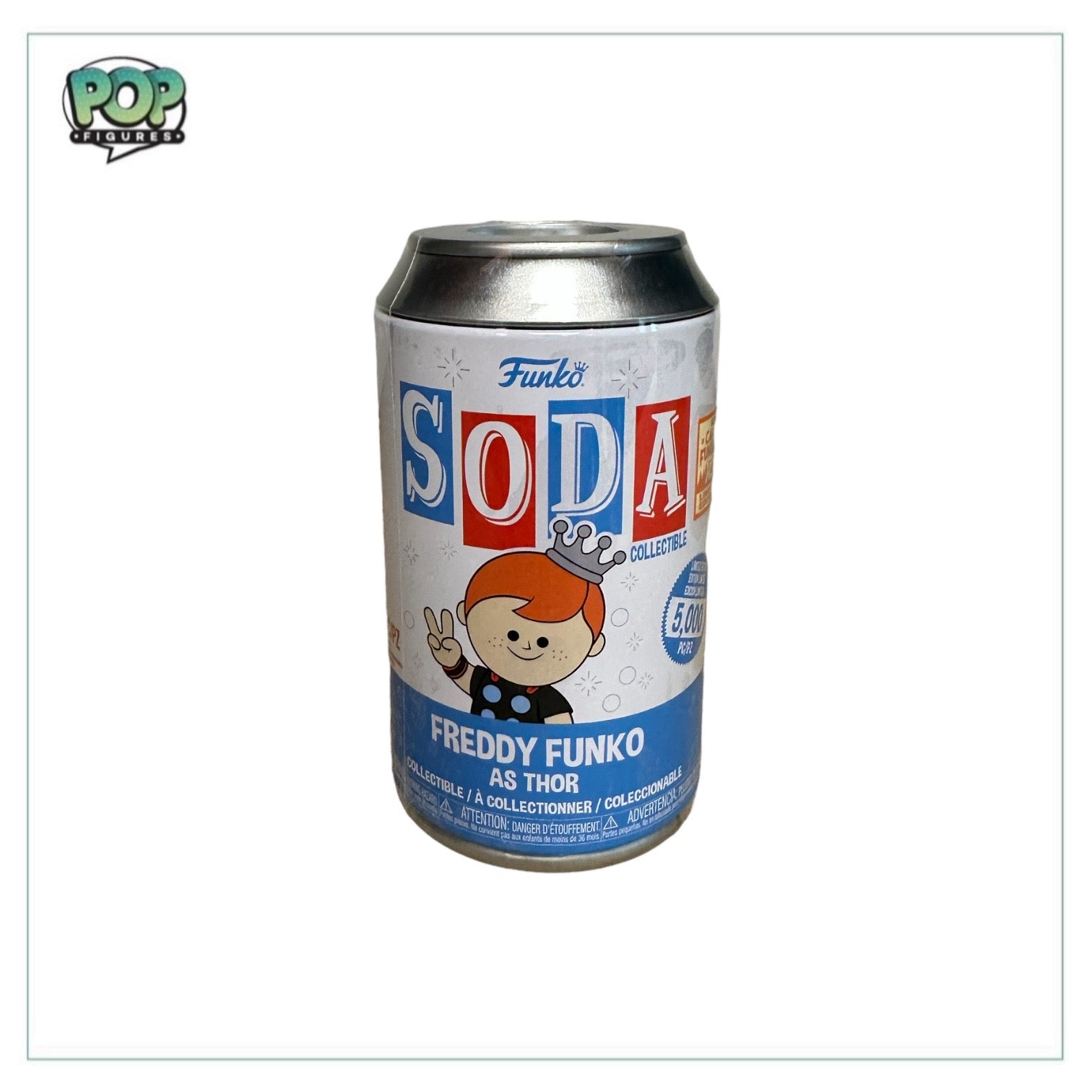 Sealed Freddy Funko as Thor vinyl figure, exclusive to Camp Fundays 2023, limited edition of 5000 pieces.