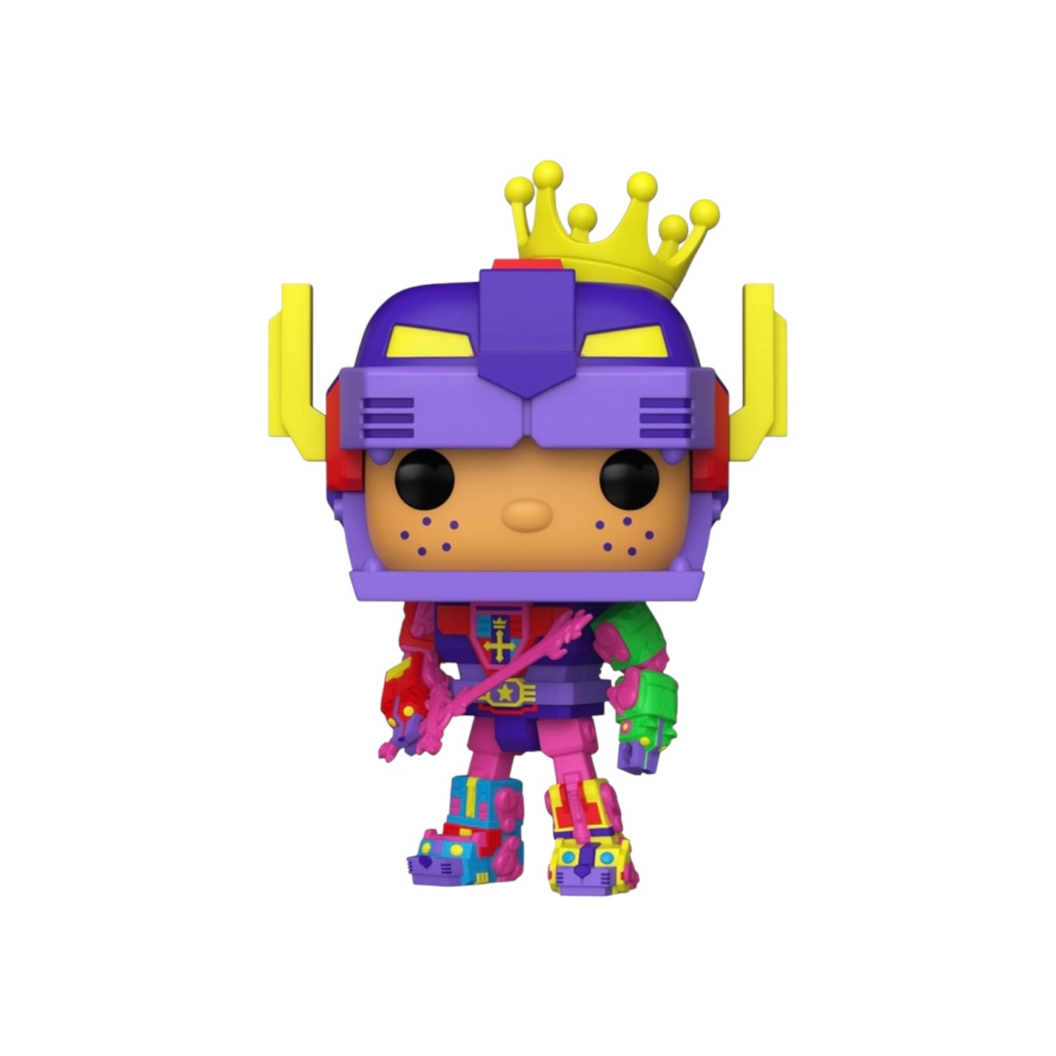 Freddy funko as voltron blacklight figure
