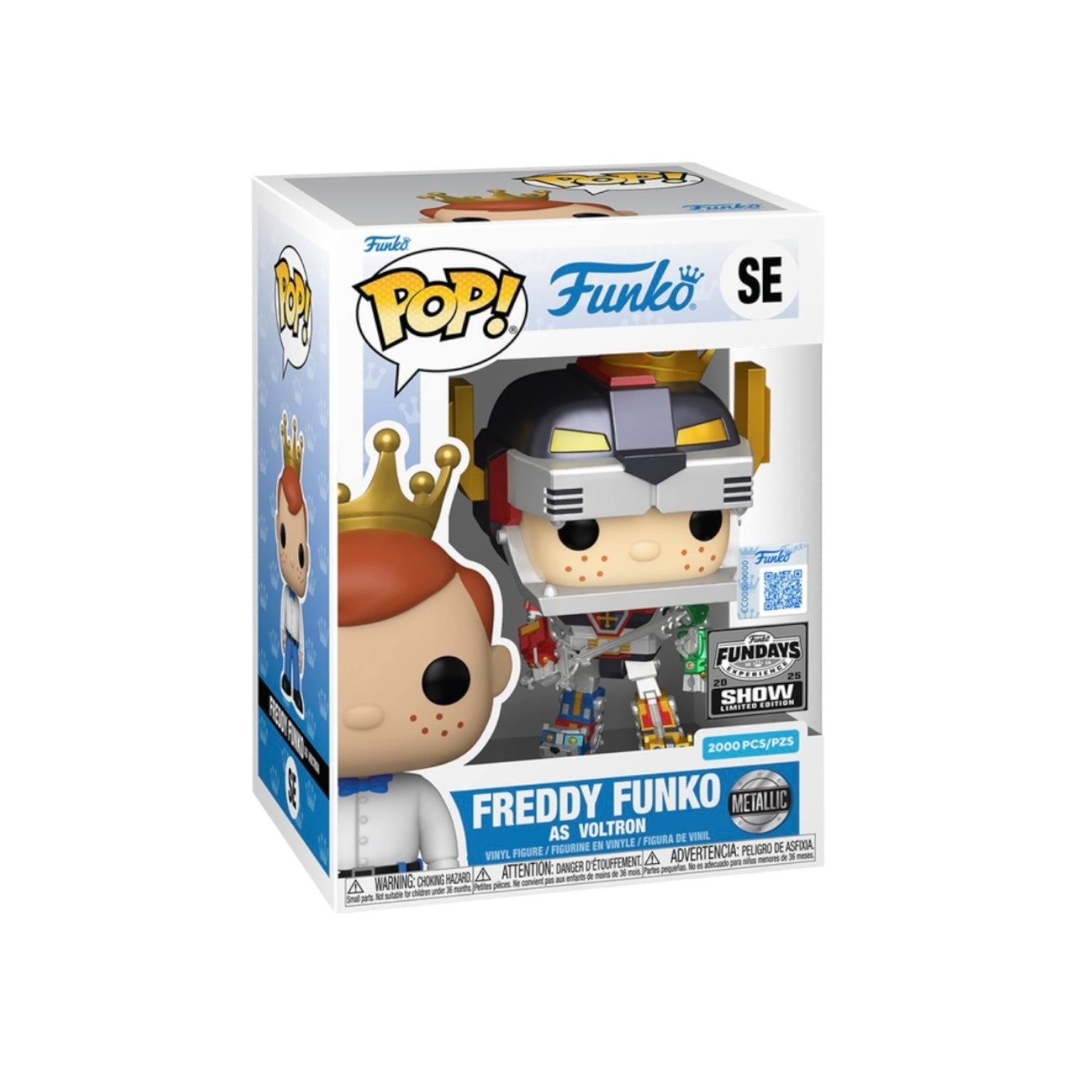 Freddy funko as voltron metallic box