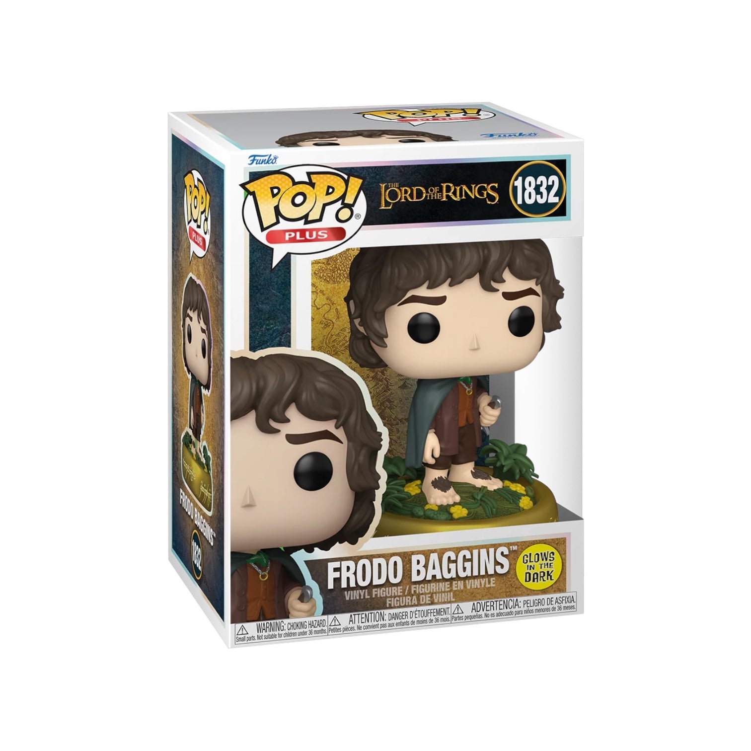Funko Pop! vinyl figure of Frodo Baggins from 'The Lord of the Rings' in packaging on a white background