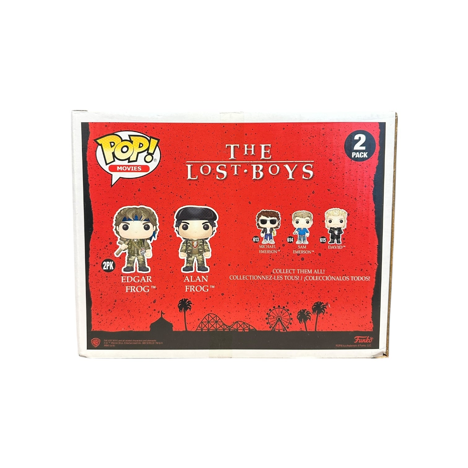 Frog Brothers 2 Pack Funko Pop! - The Lost Boys - Funko Shop Exclusive Back