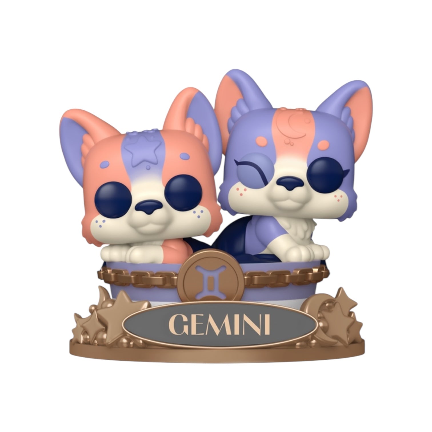 Gemini 17 Funko pop multicoloured vinyl figure on a white background