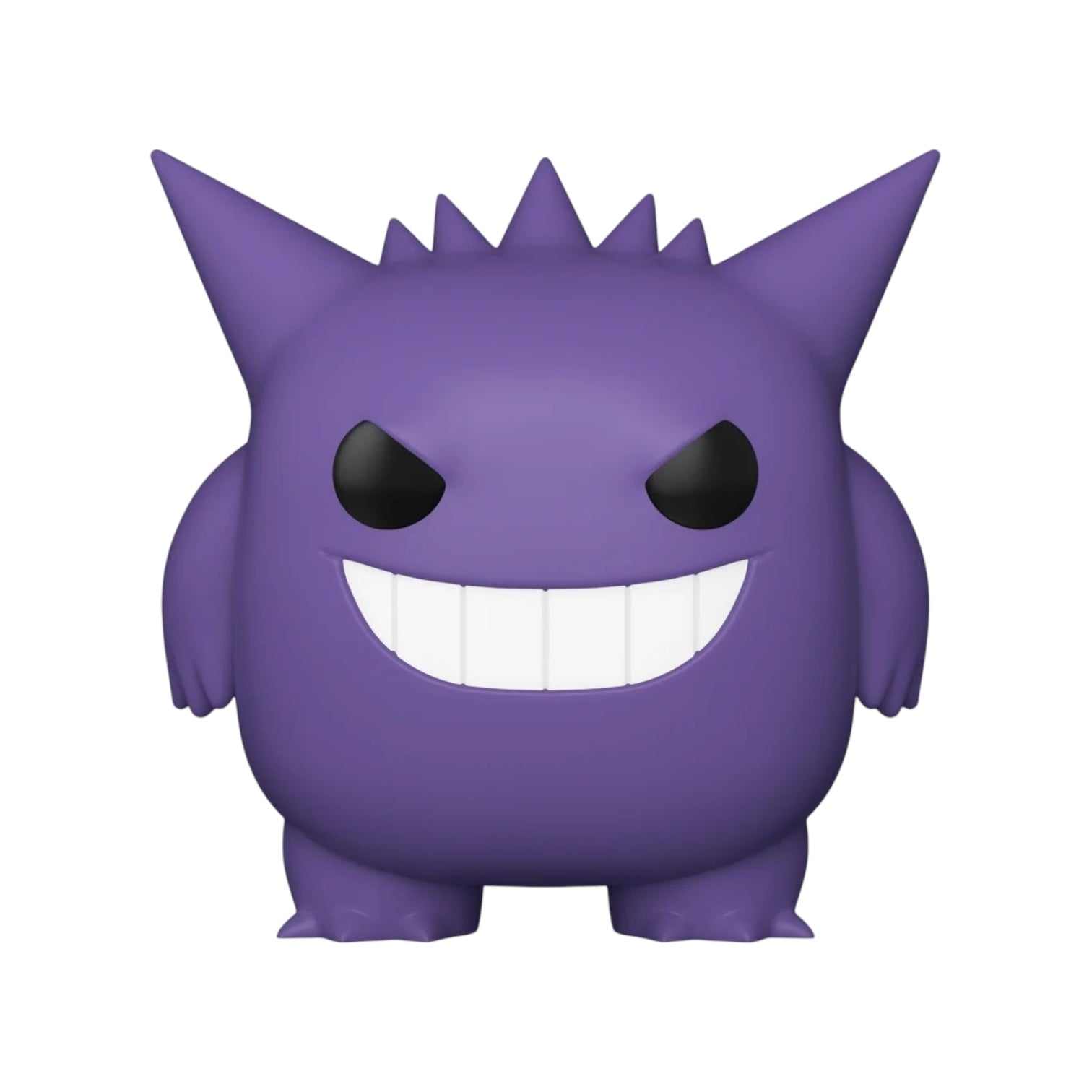 Gengar purple pokemon bearing his large white teeth