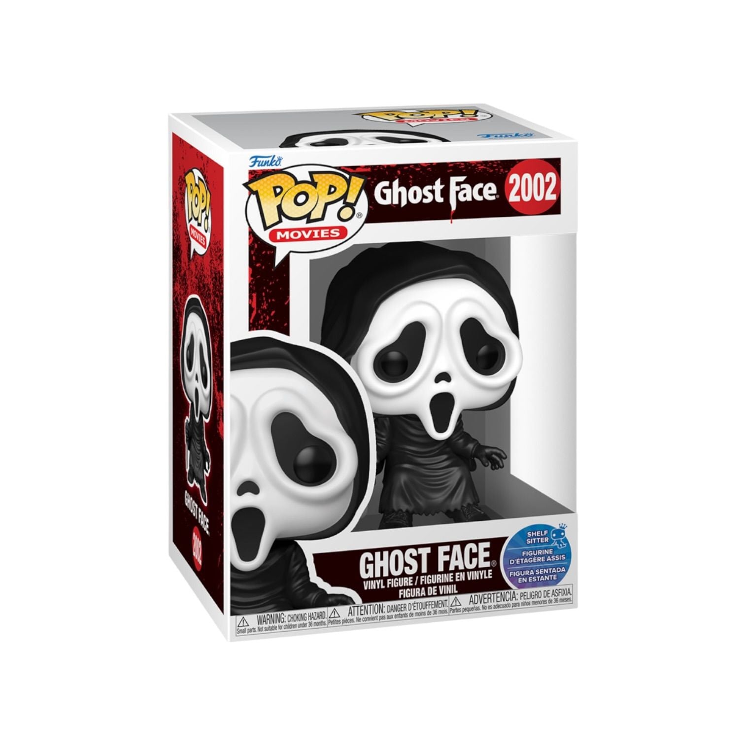 Funko Pop! Ghost Face figure packaging on a white background