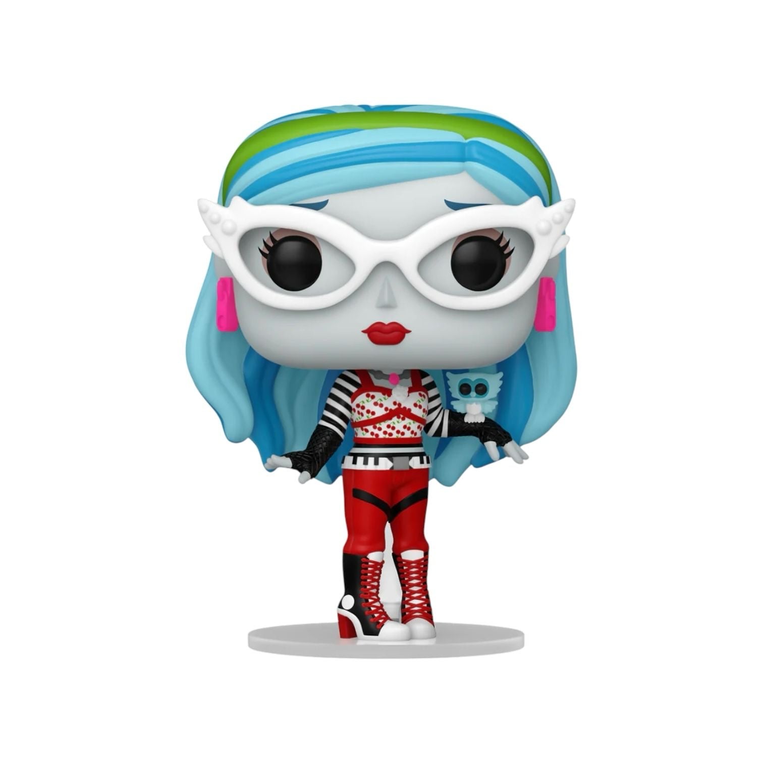 Try out a drop-dead gorgeous style with Pop! Ghoulia Yelps™! She’s looking for her ghoulfriends and rumor is they’re hanging out in your Monster High™ collection. Vinyl figure is approximately 9.5 cm tall.