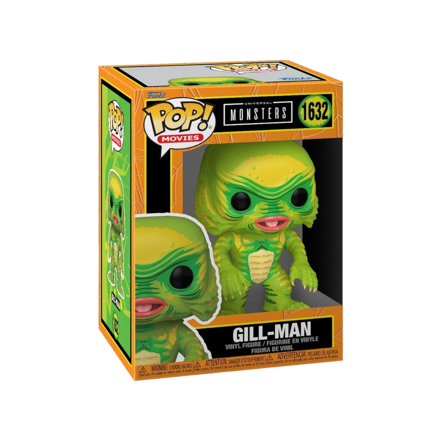 Gill-Man (Deco) #1632 Funko Pop! figure, representing Universal Monsters with detailed design and vibrant colors.