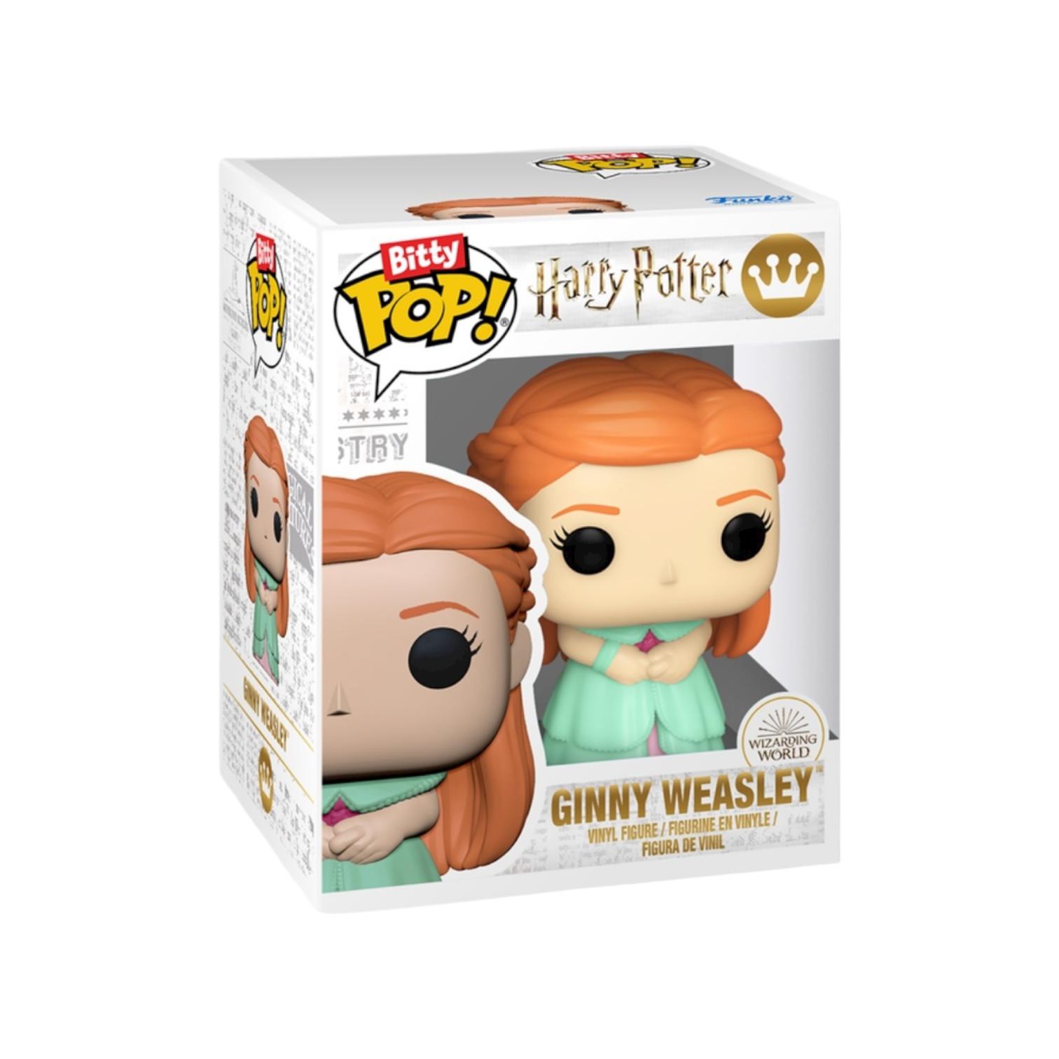 Funko Pop! Ginny Weasley packaging with Bitty Pop! branding on a white background